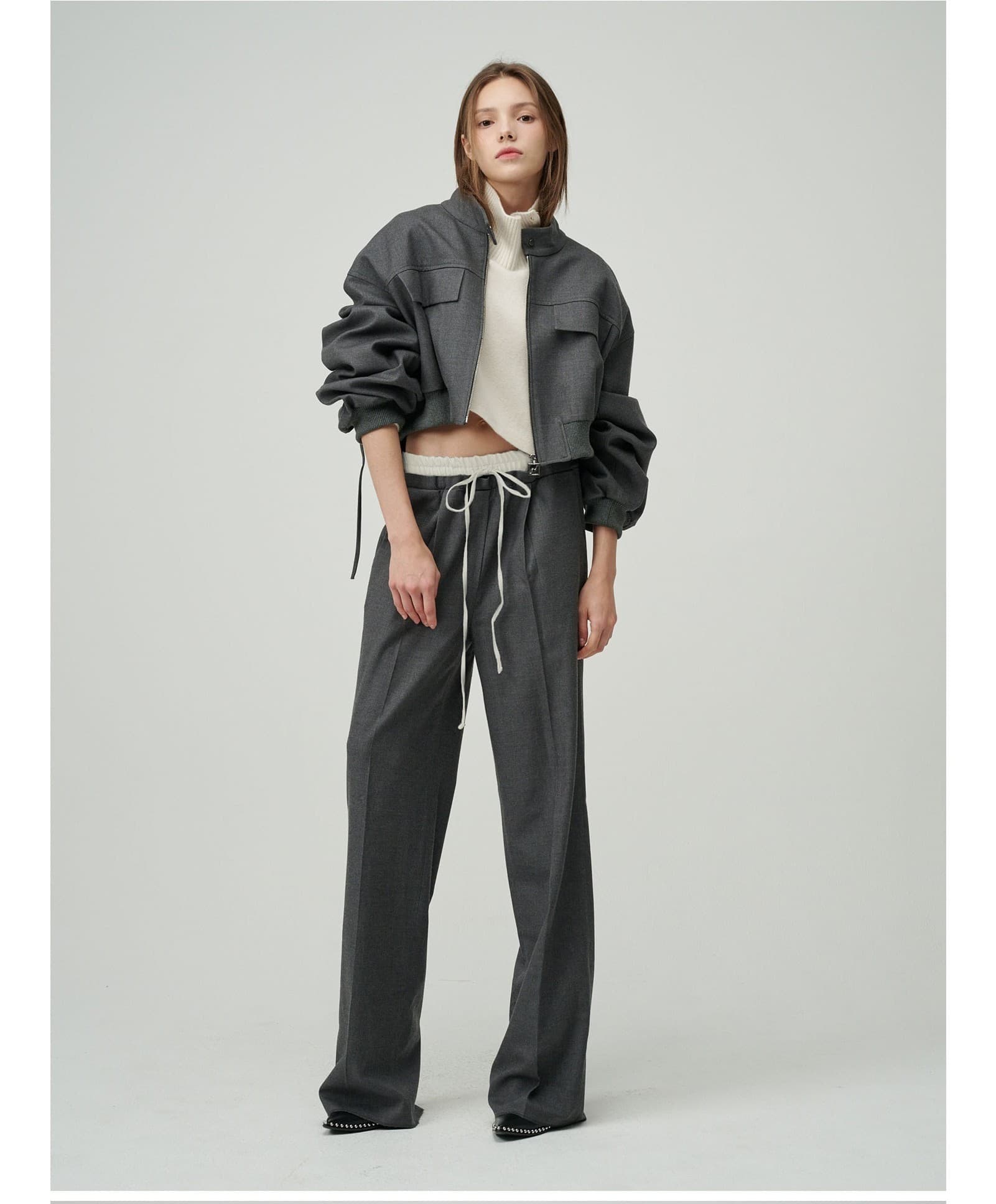 Kaylee Trousers (Grey) — vue 9