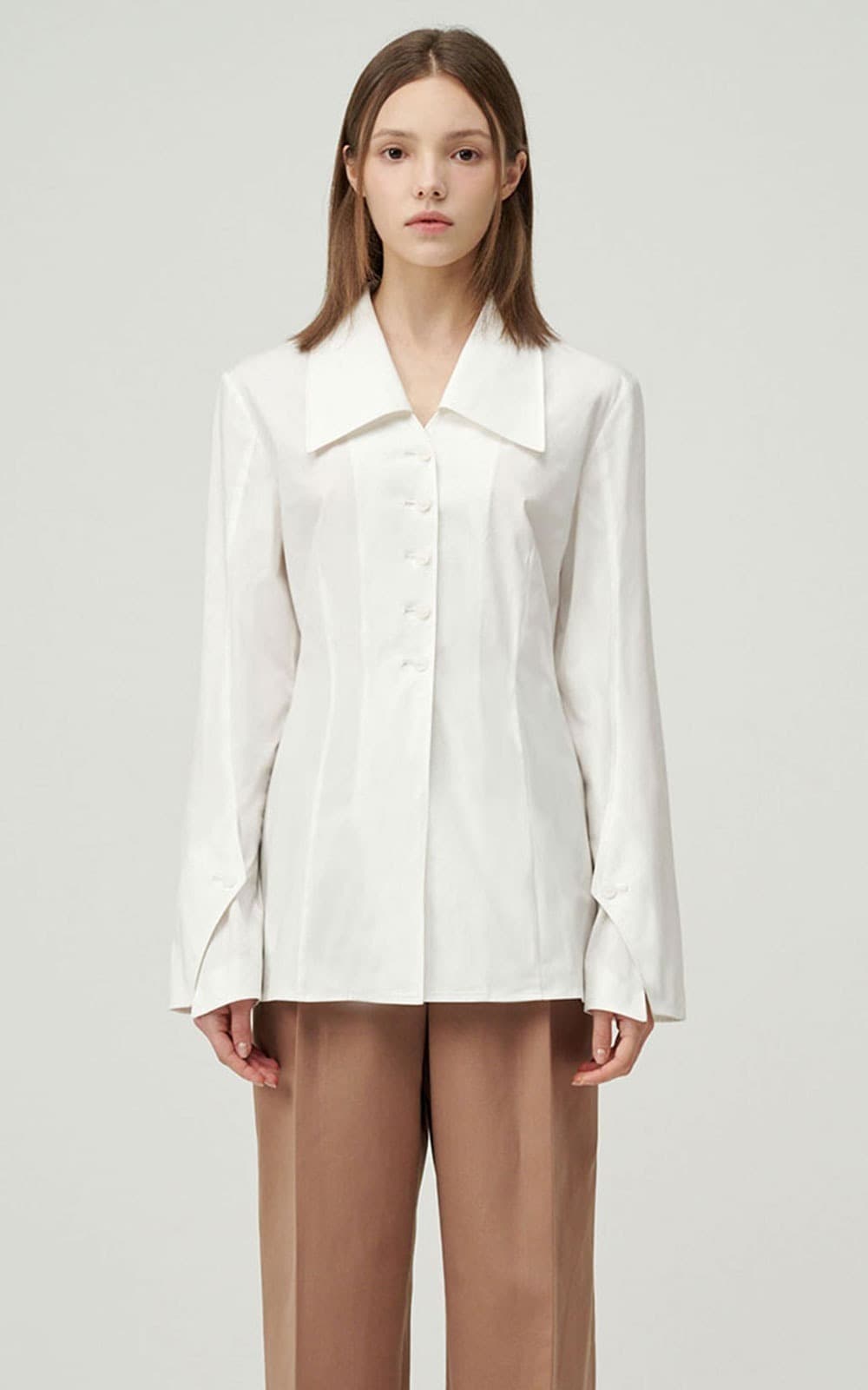 Sophia Shirt (White) — vue 1