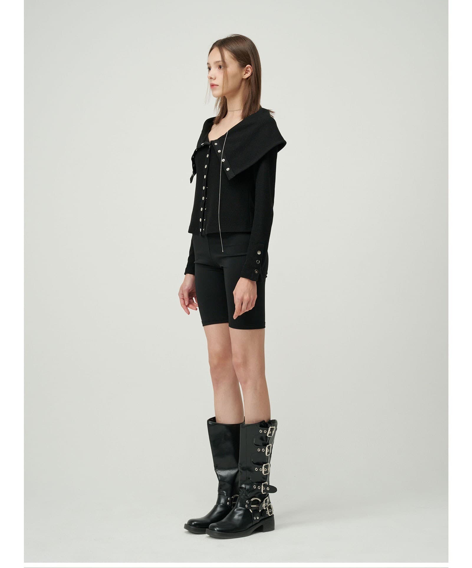 Meave Cardigan (Black) — vue 6