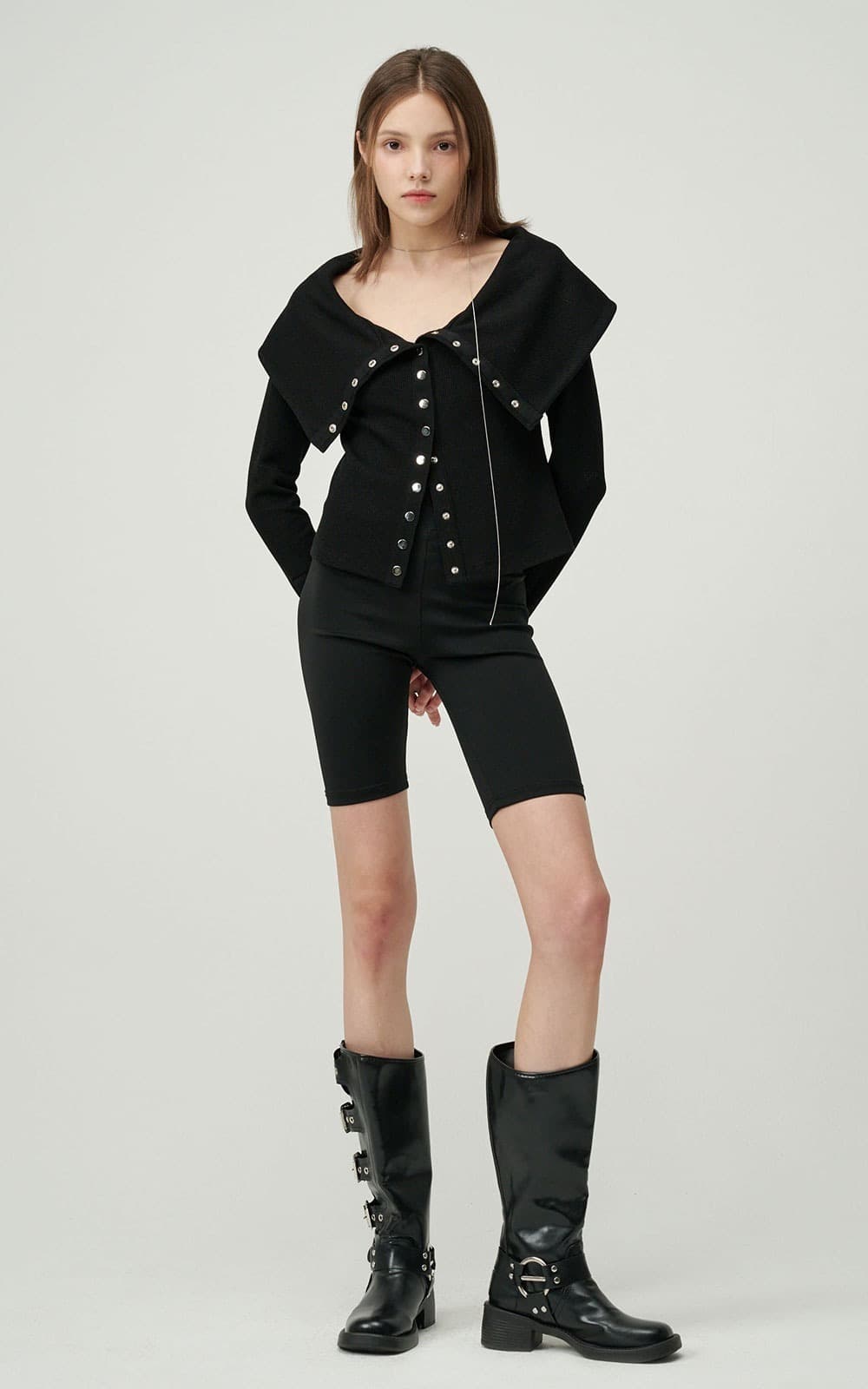 Meave Cardigan (Black) — vue 1