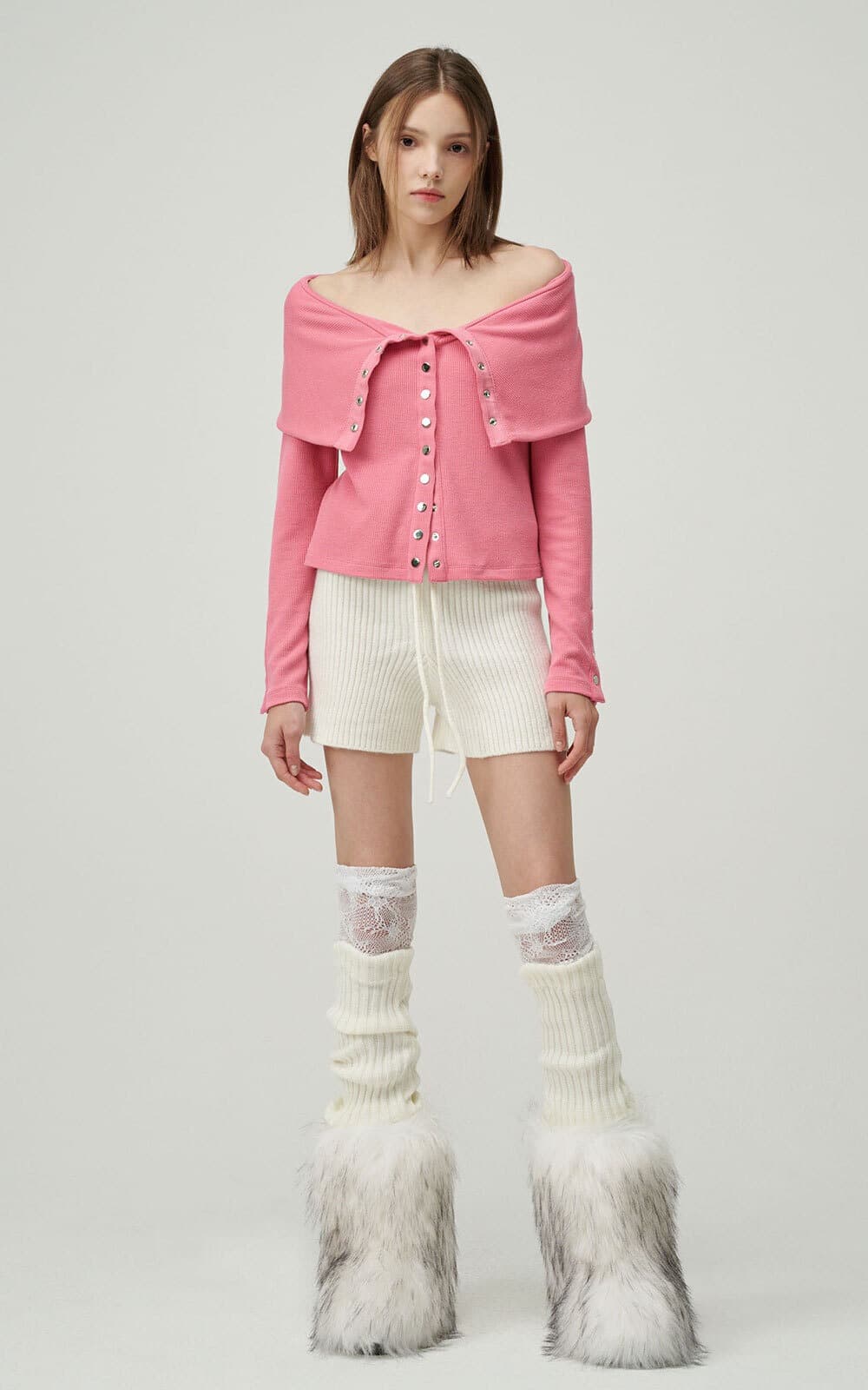 Meave Cardigan (Pink) — vue 2