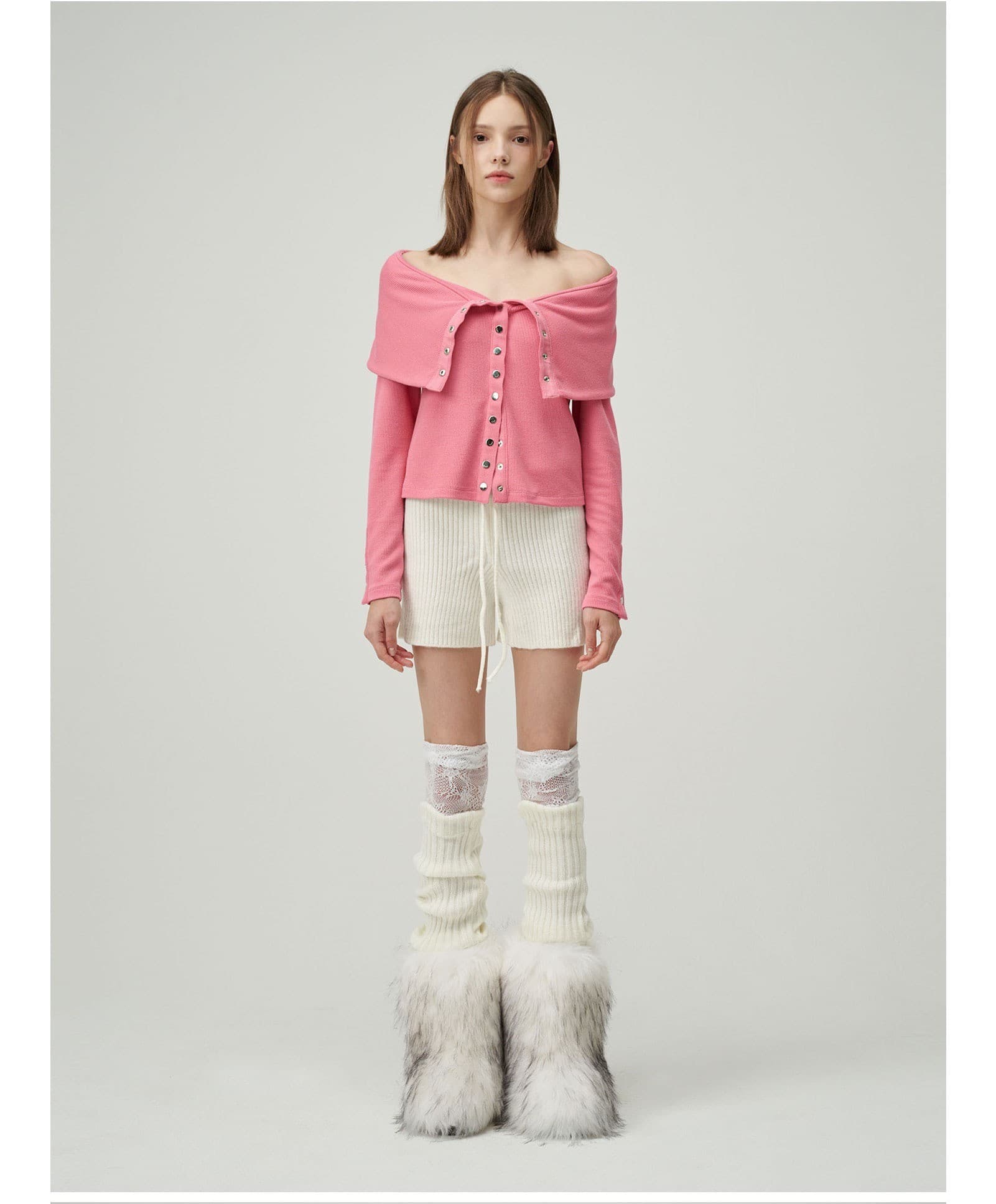 Meave Cardigan (Pink) — vue 5