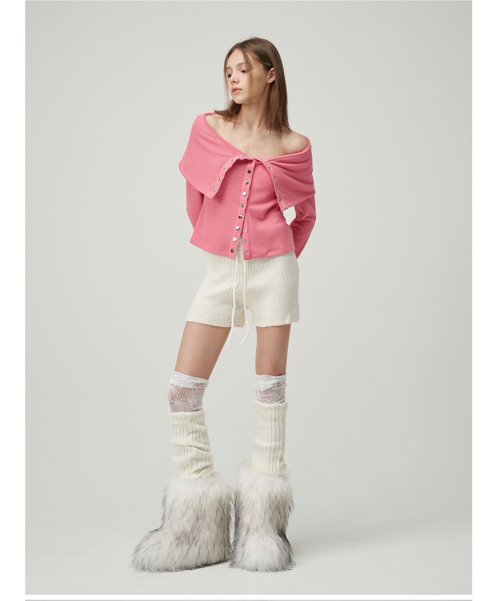 Meave Cardigan (Pink) — vue 8