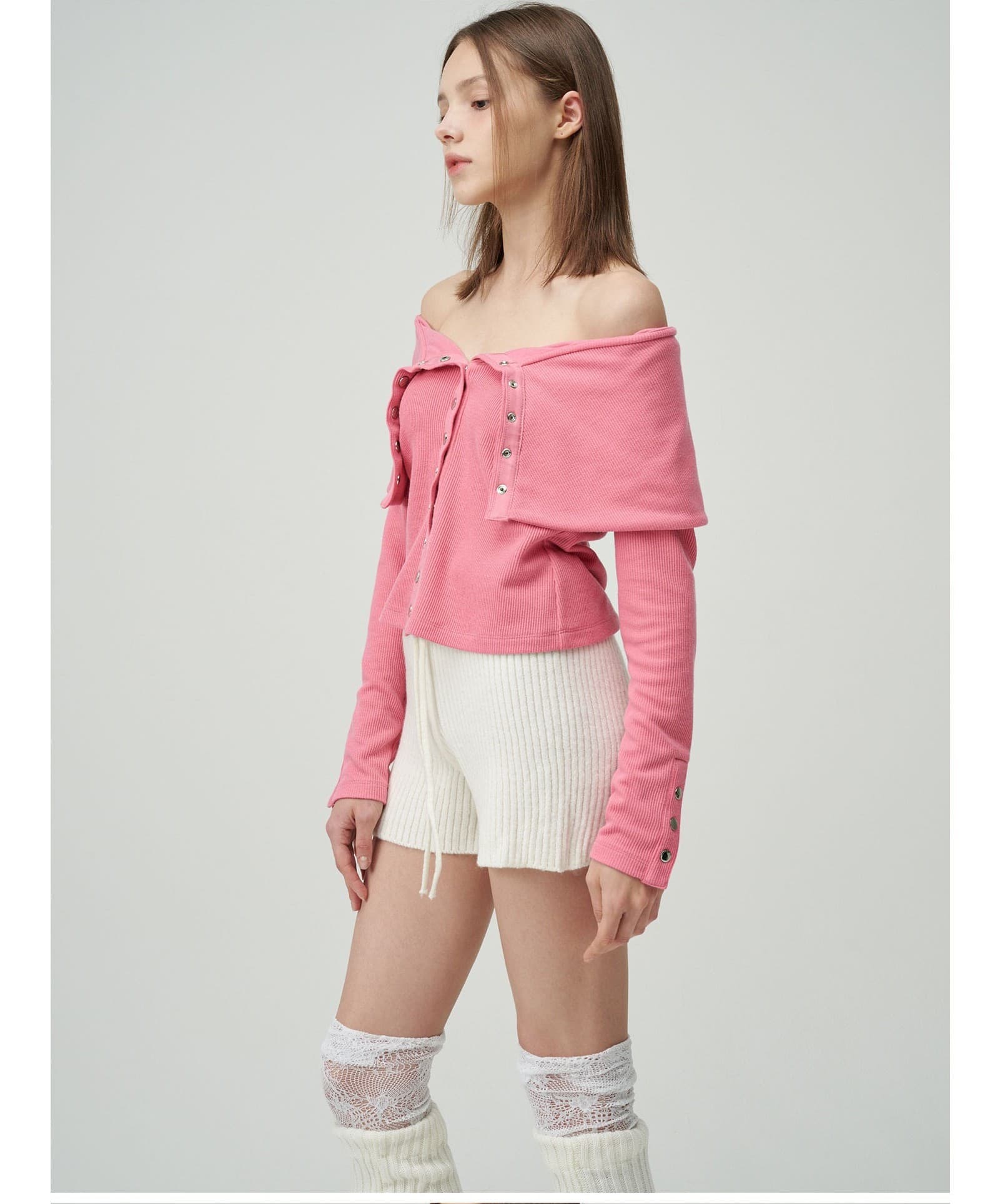 Meave Cardigan (Pink) — vue 9