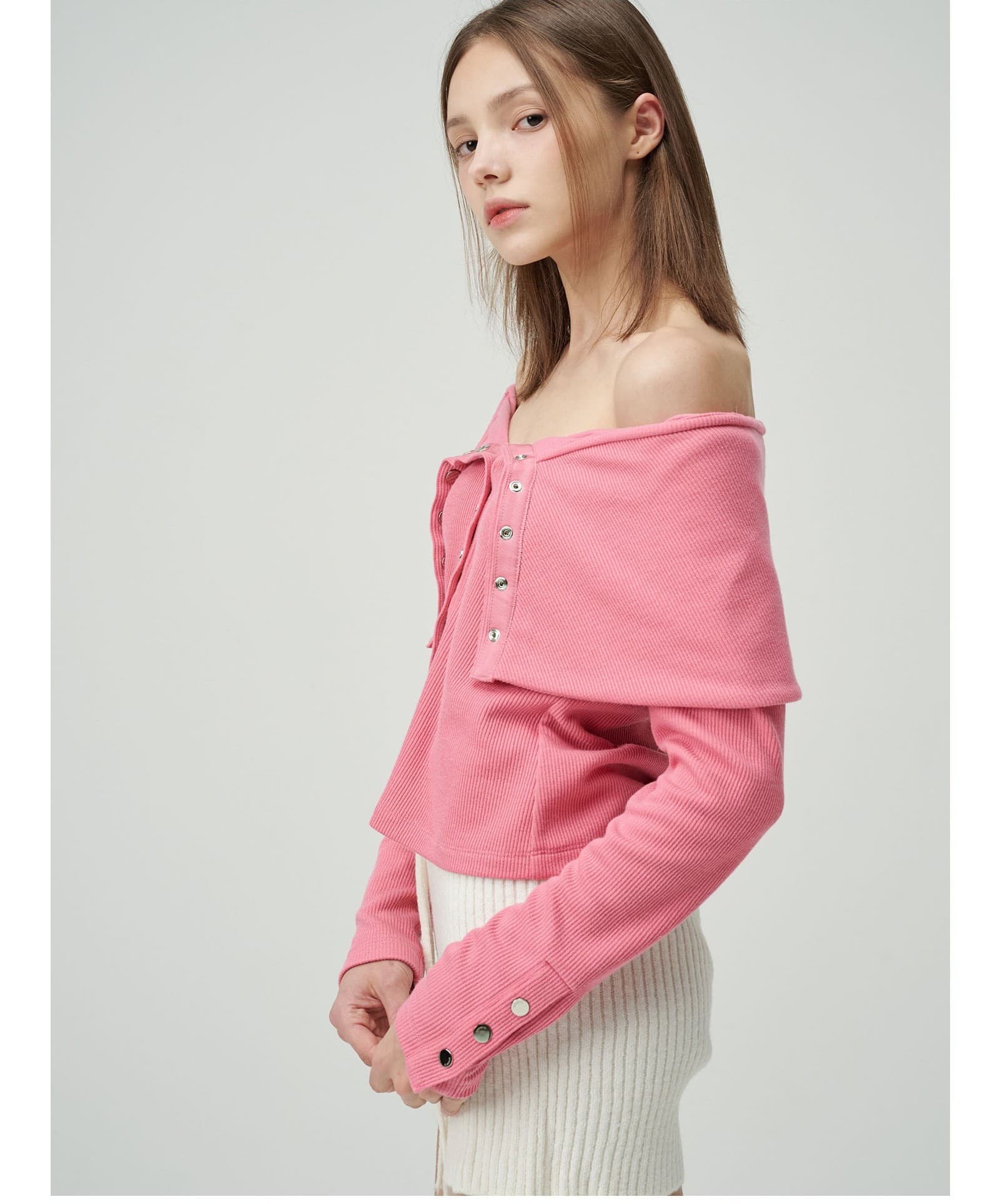 Meave Cardigan (Pink) — vue 11