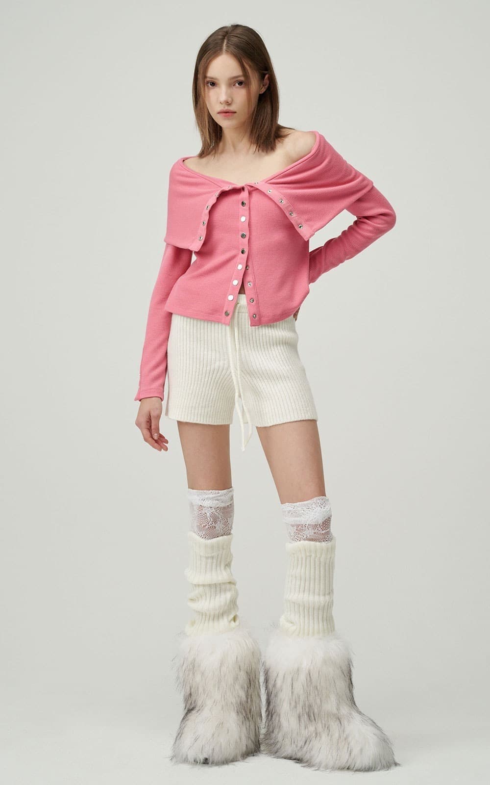 Meave Cardigan (Pink) — vue 1