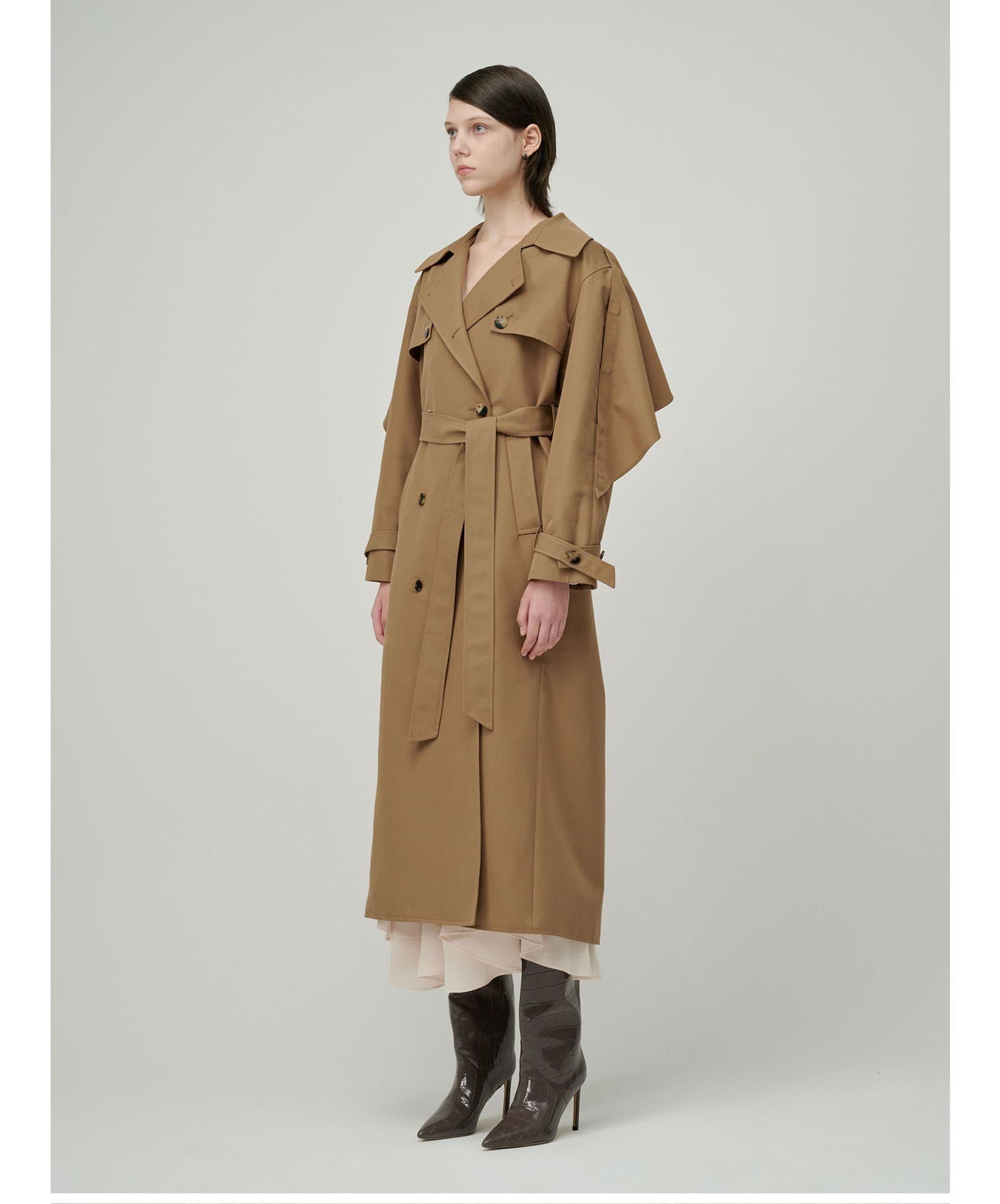 Sonnie Trench Coat (Camel) — vue 6