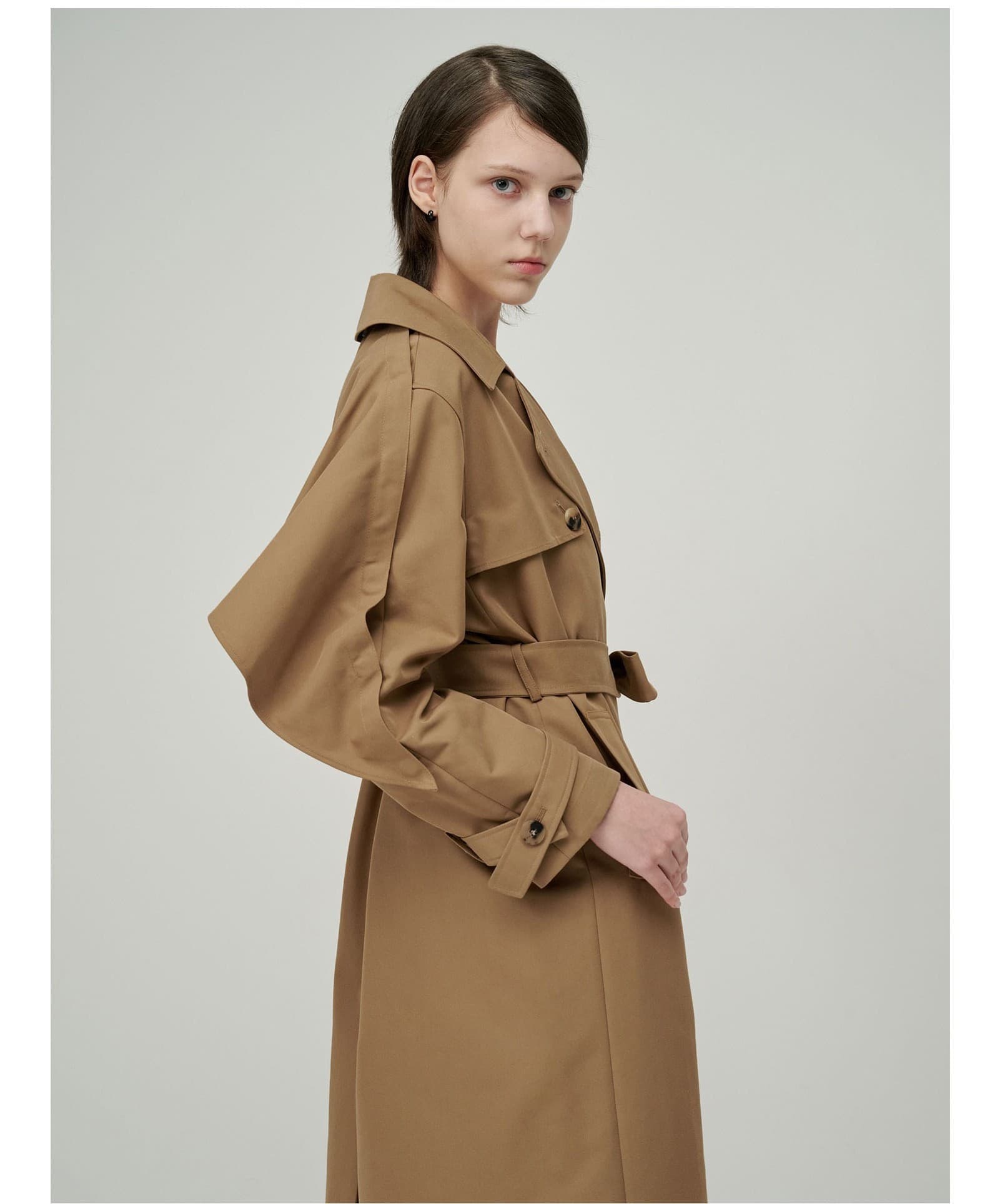 Sonnie Trench Coat (Camel) — vue 9