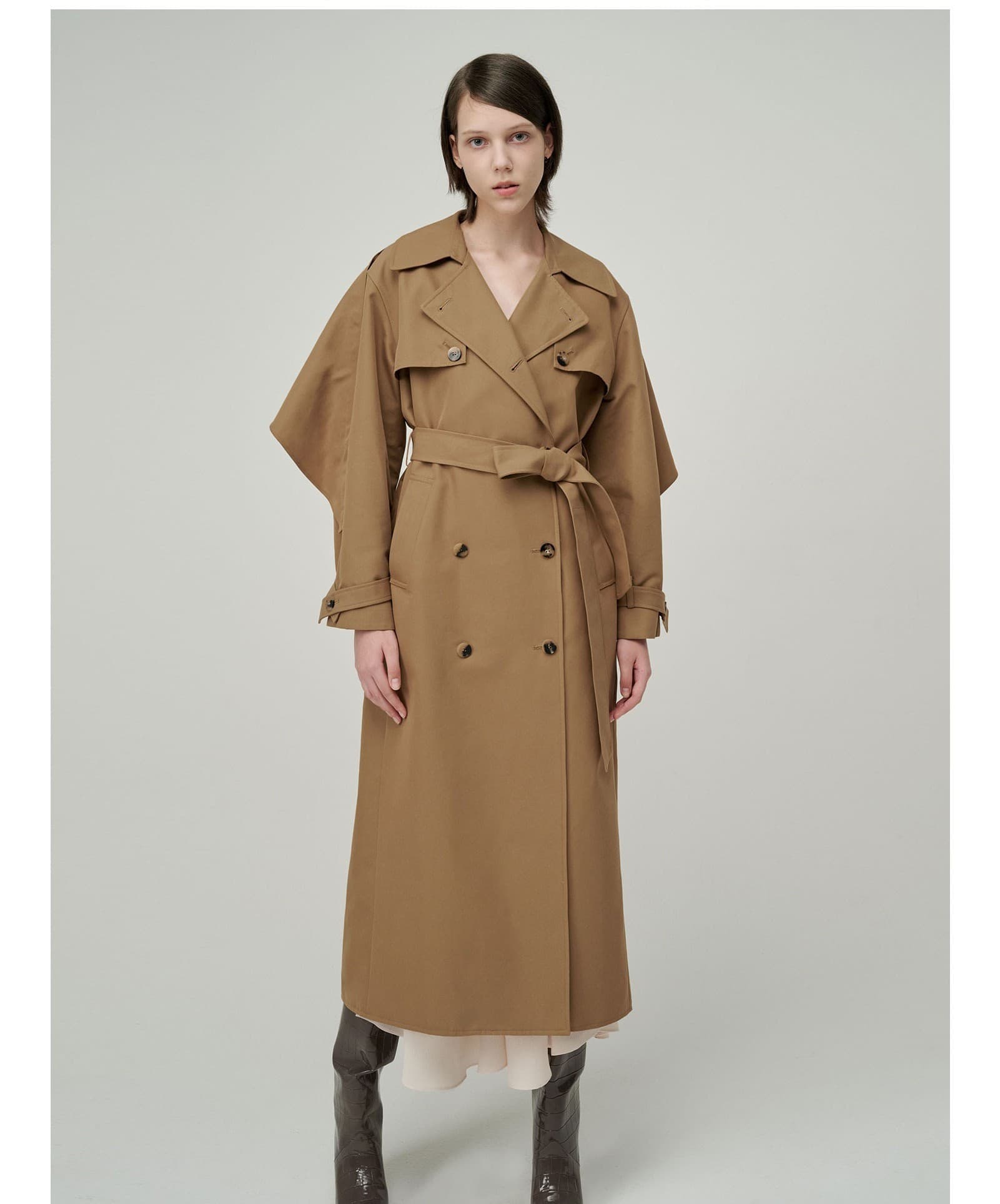 Sonnie Trench Coat (Camel) — vue 10