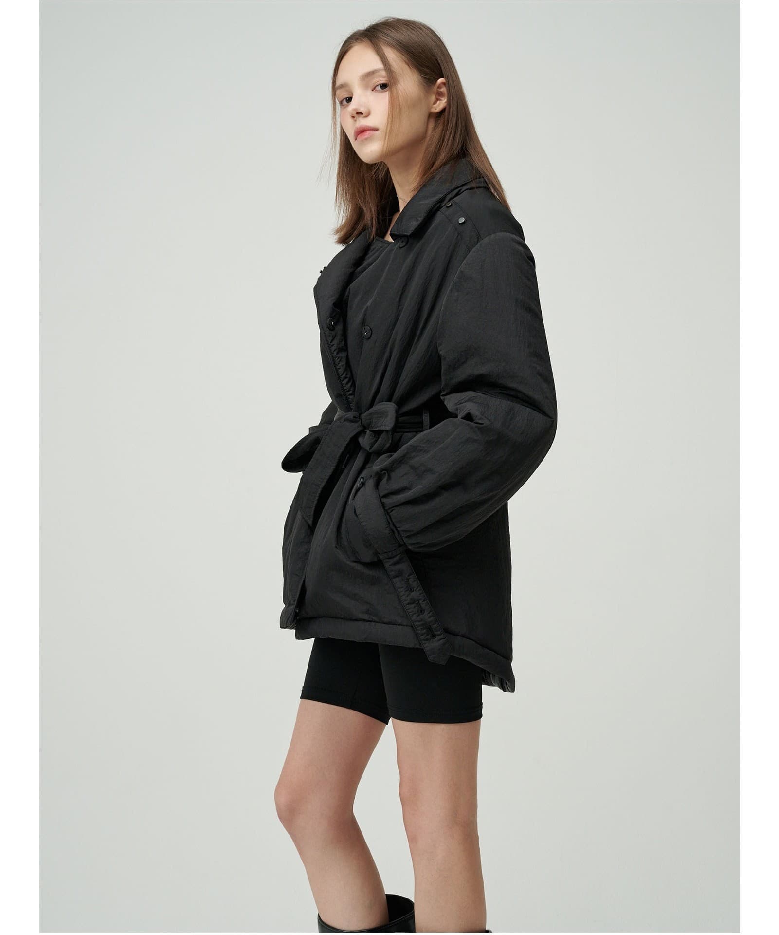 Kannie Puffer Jacket (Black) — vue 9