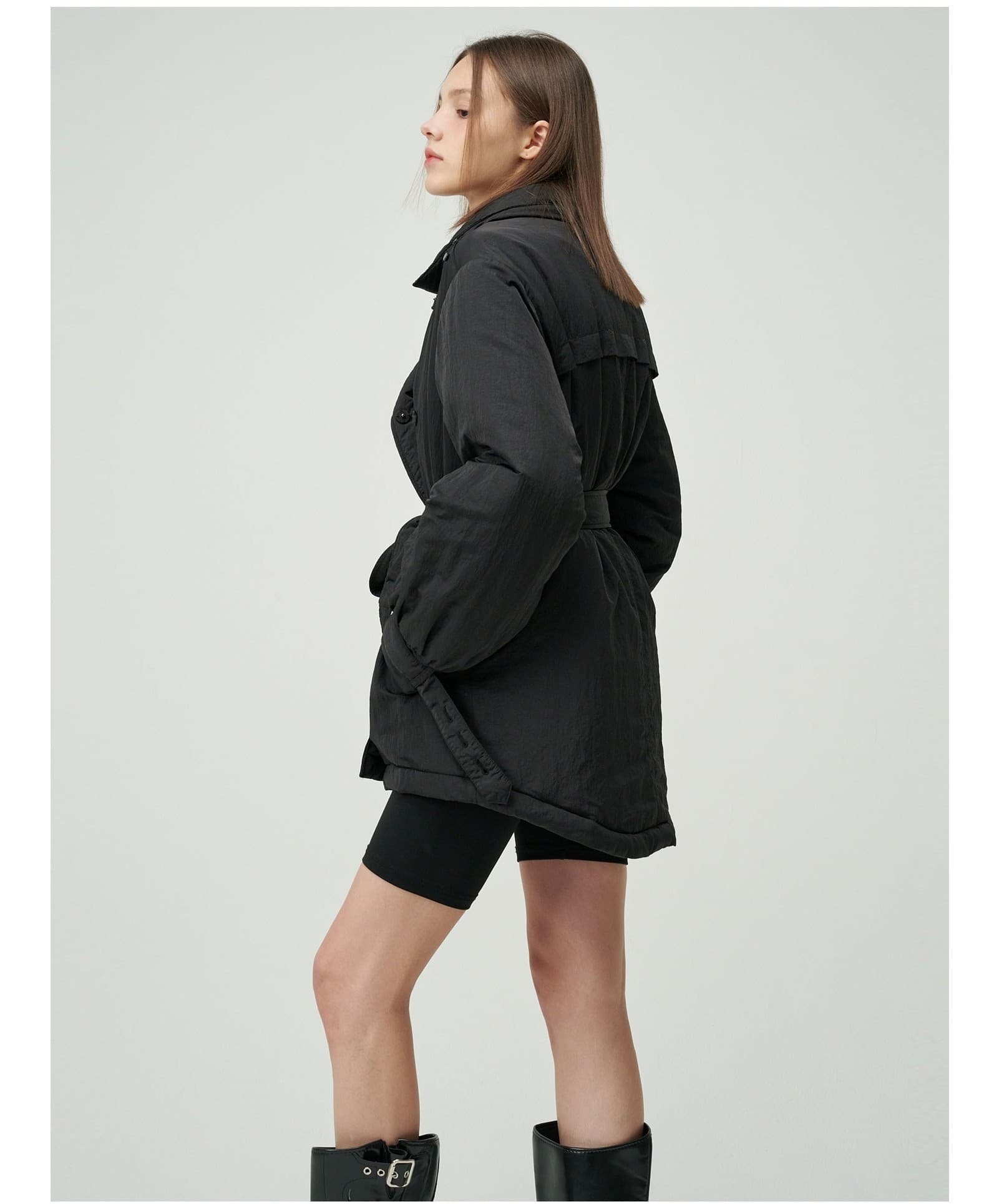 Kannie Puffer Jacket (Black) — vue 10