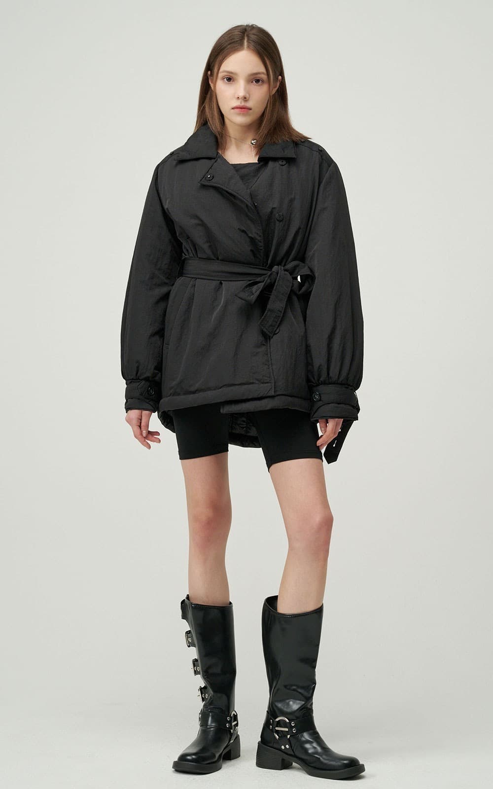Kannie Puffer Jacket (Black) — vue 1