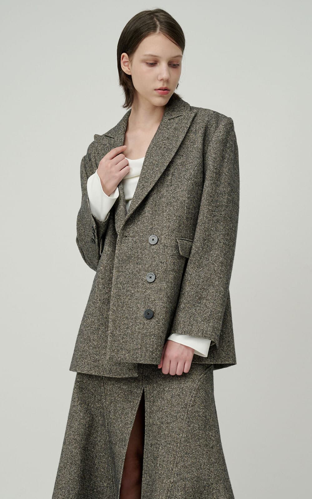 Ines Jacket (Dark Grey) — vue 5