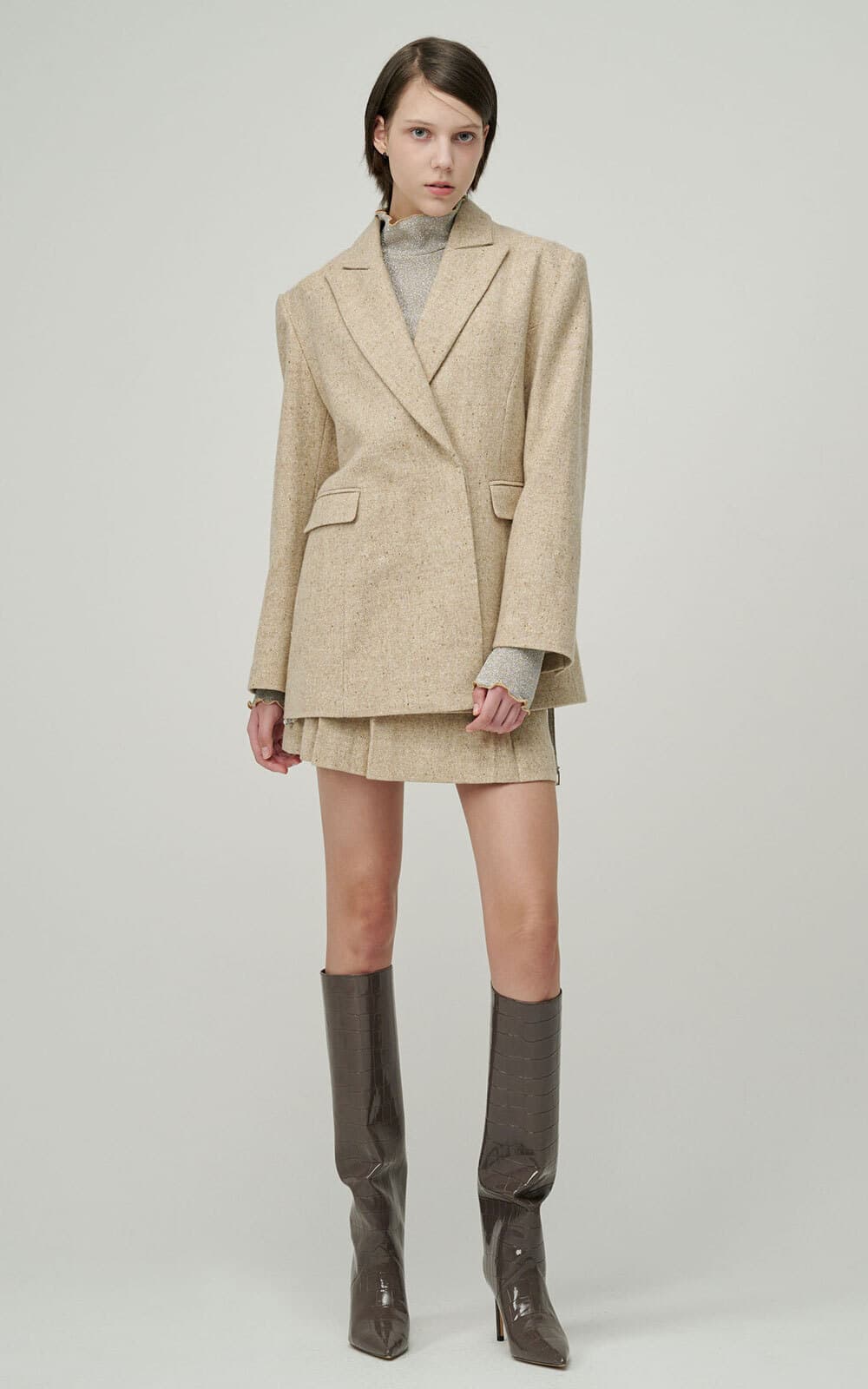 Ines Jacket (Oatmeal) — vue 3