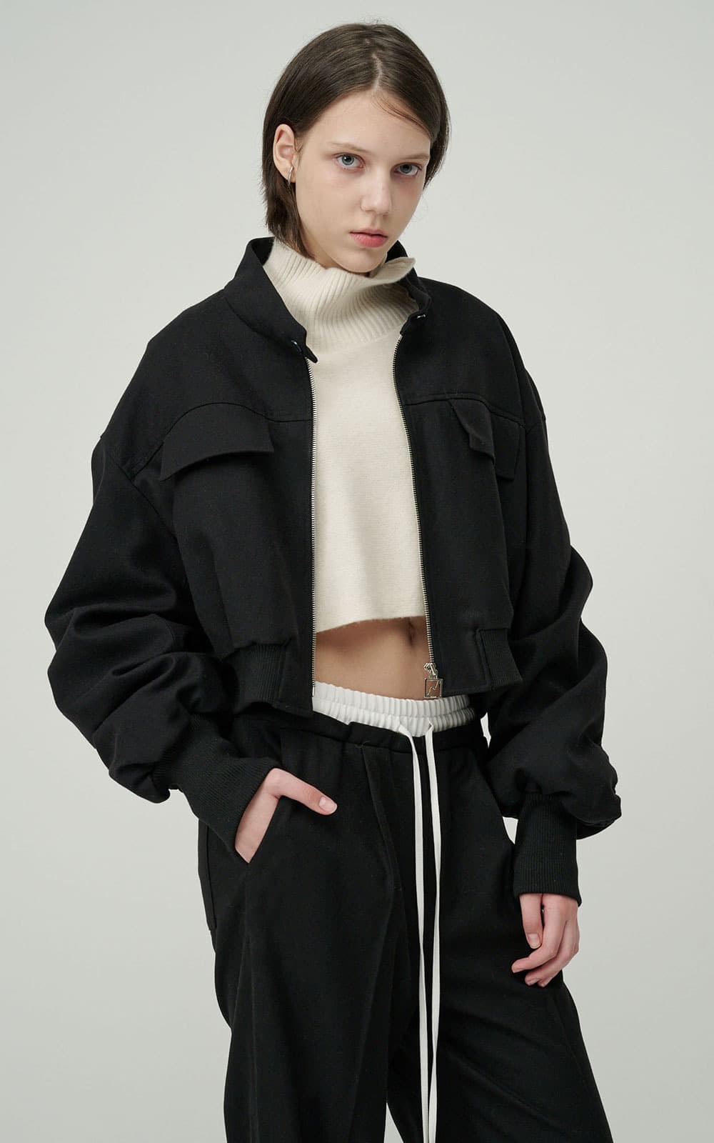 Jamie Padded Jacket (Black) — vue 1