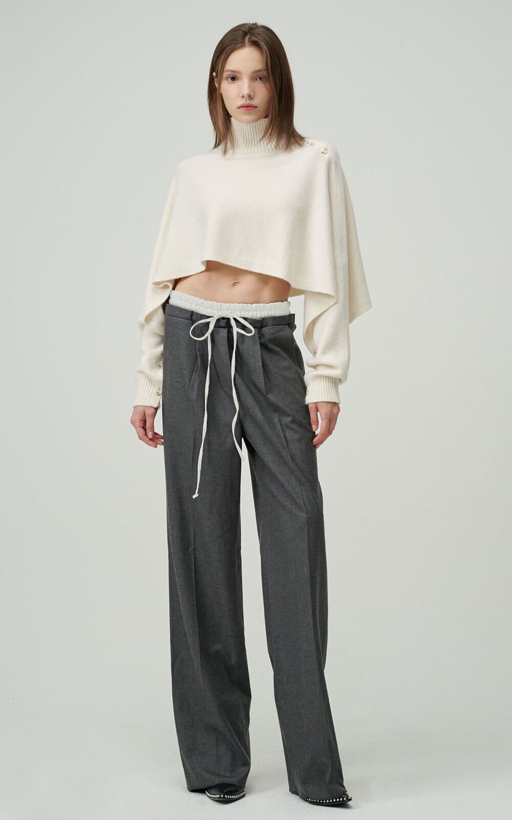 Ruby Cashmere Knit (Off White) — vue 4