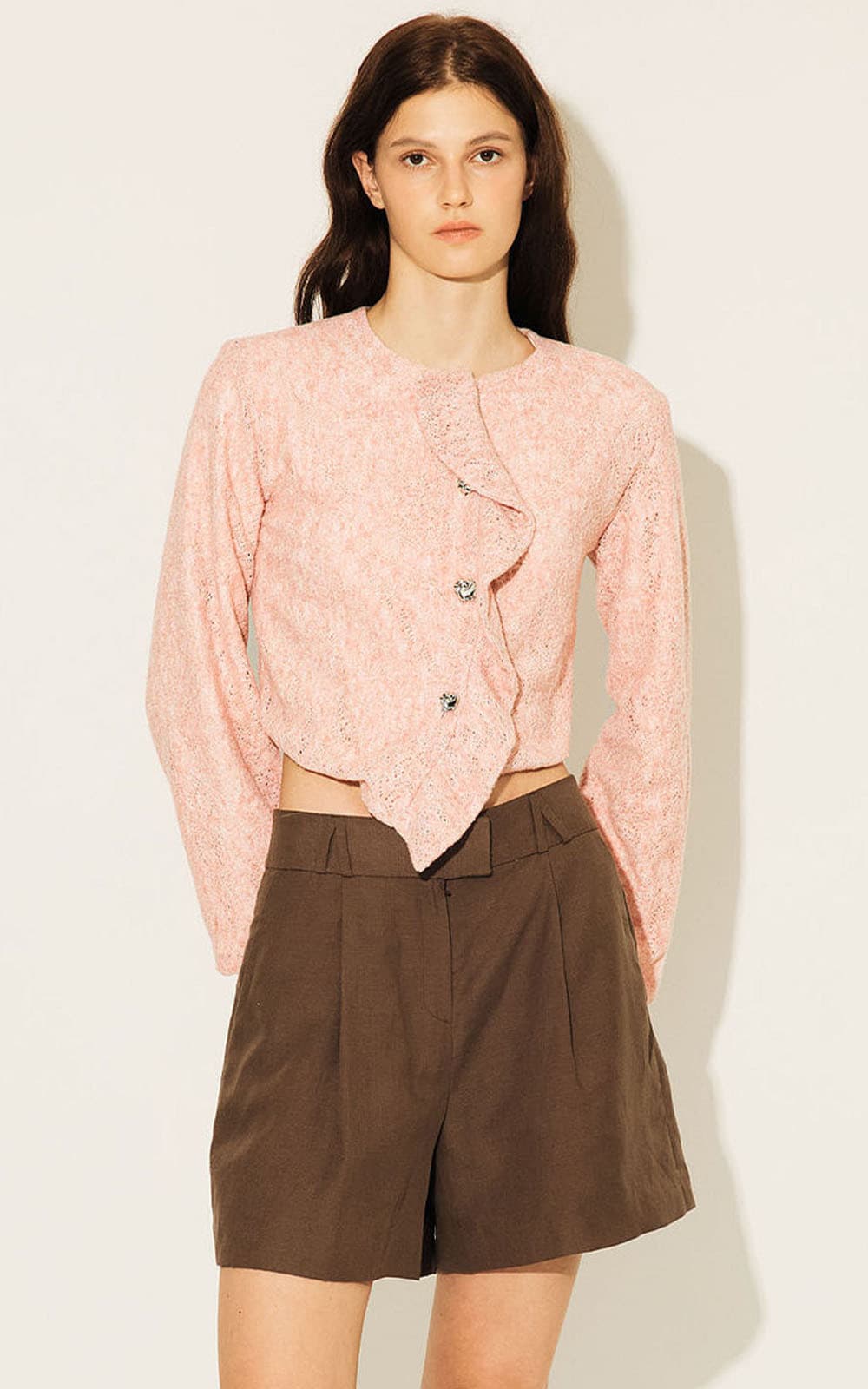 Bonnie Cardigan (Melange Pink) — vue 3
