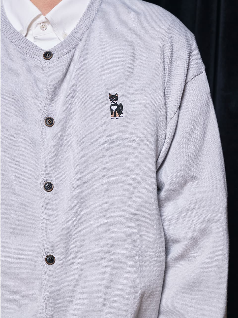 Kent Cardigan (Light Grey) — vue 14