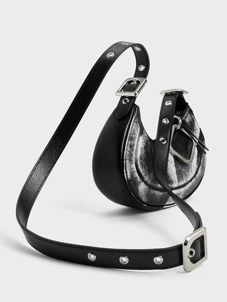 SEOKWOON YOON X CHARLES & KEITH Limited edition Petra Curved Shoulder Bag — vue 5