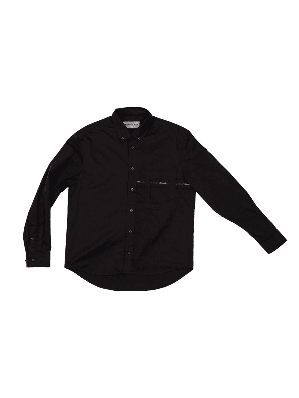 Cotton Tapped Shirt (Black) — vue 1
