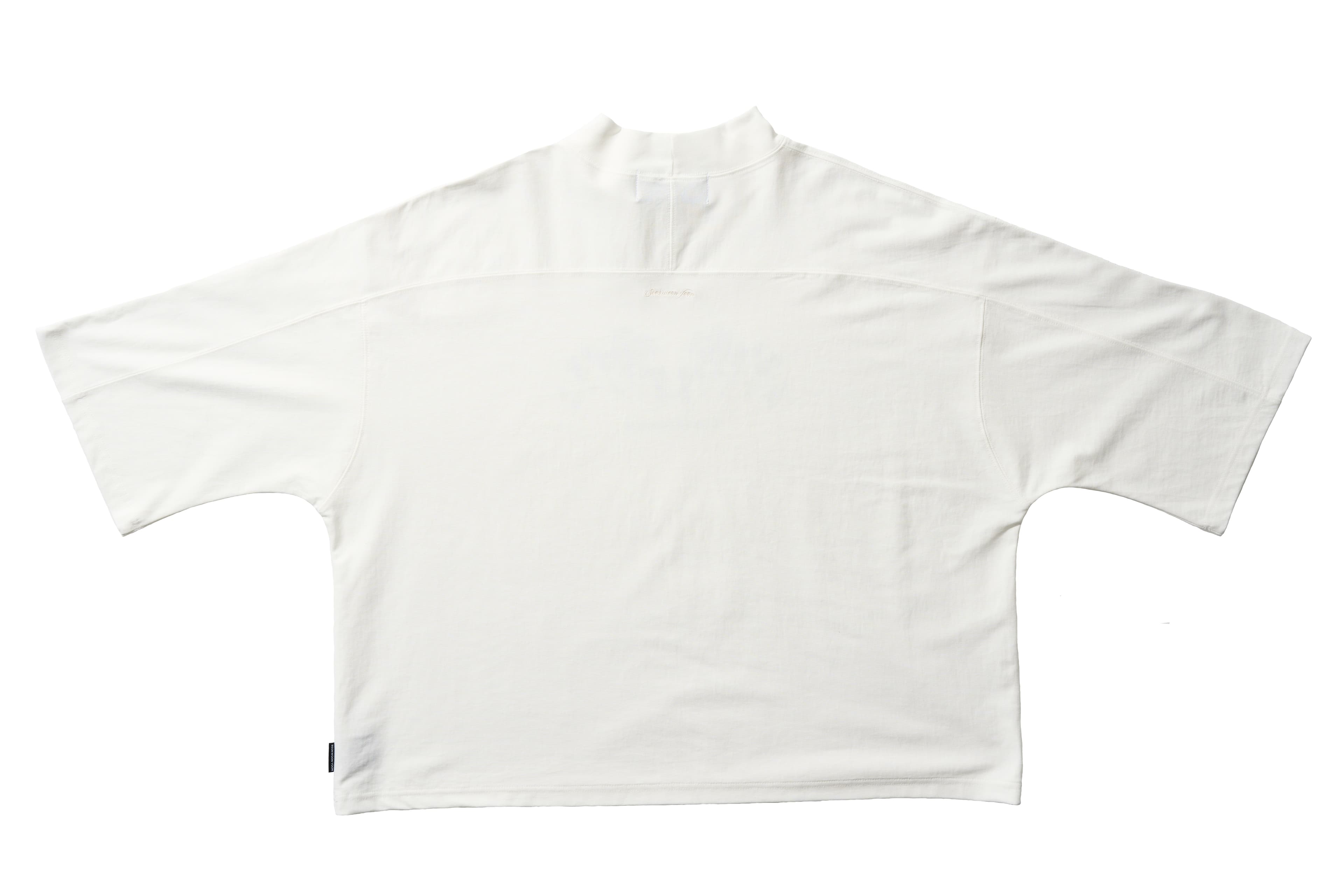 Flower Embroidered T-shirt (Off-White) — vue 3