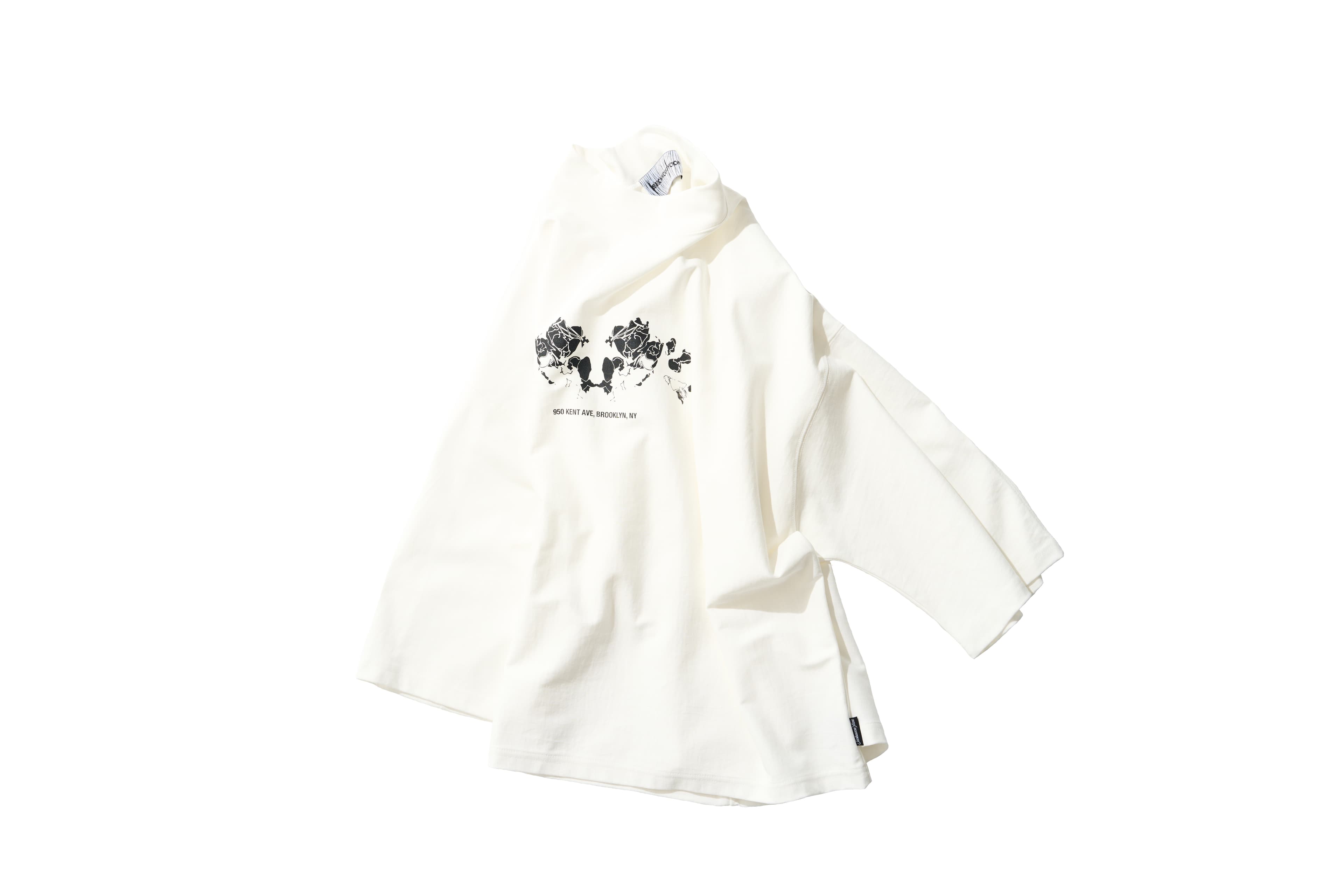 Flower Embroidered T-shirt (Off-White) — vue 4