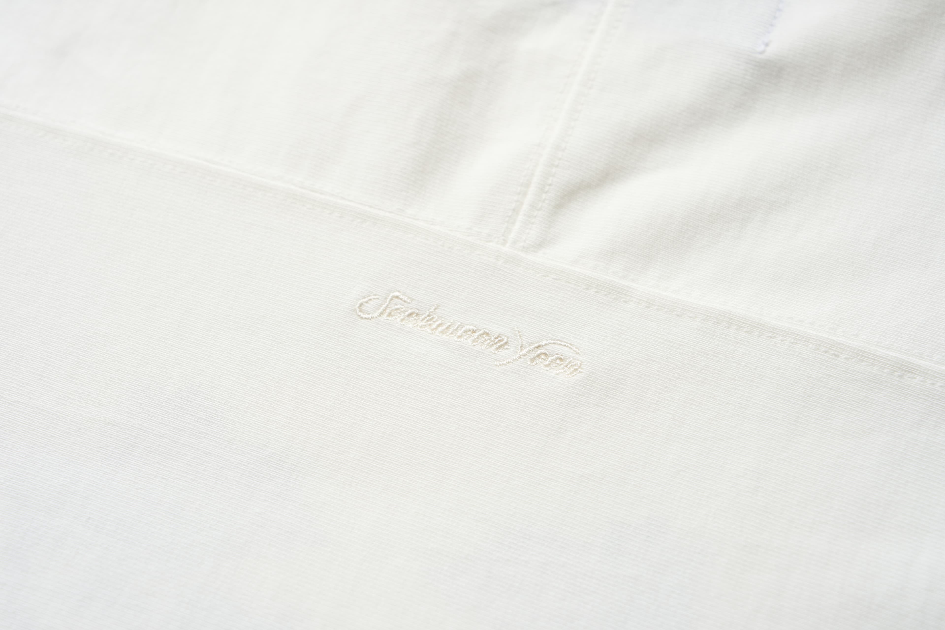 Flower Embroidered T-shirt (Off-White) — vue 7