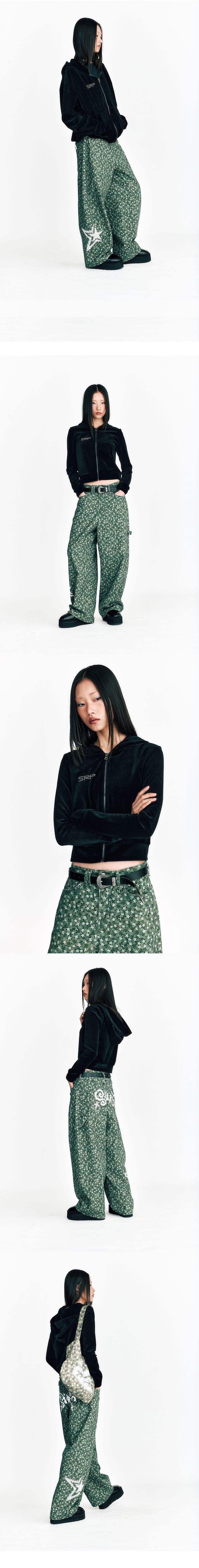 Star Camouflage Cotton Pants Khaki — vue 5