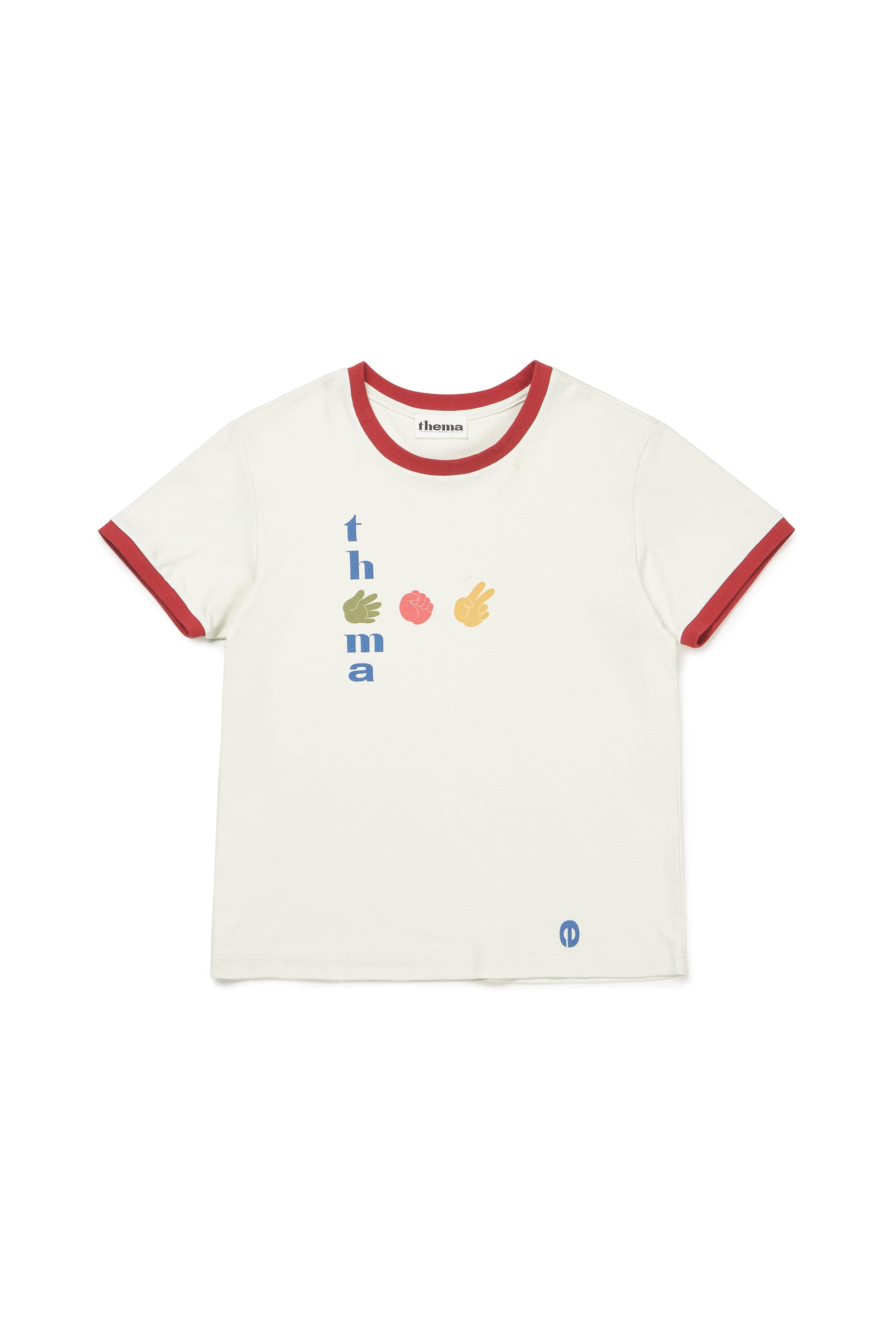 Playful Ringer Tee P.R.S (Lime) — vue 3
