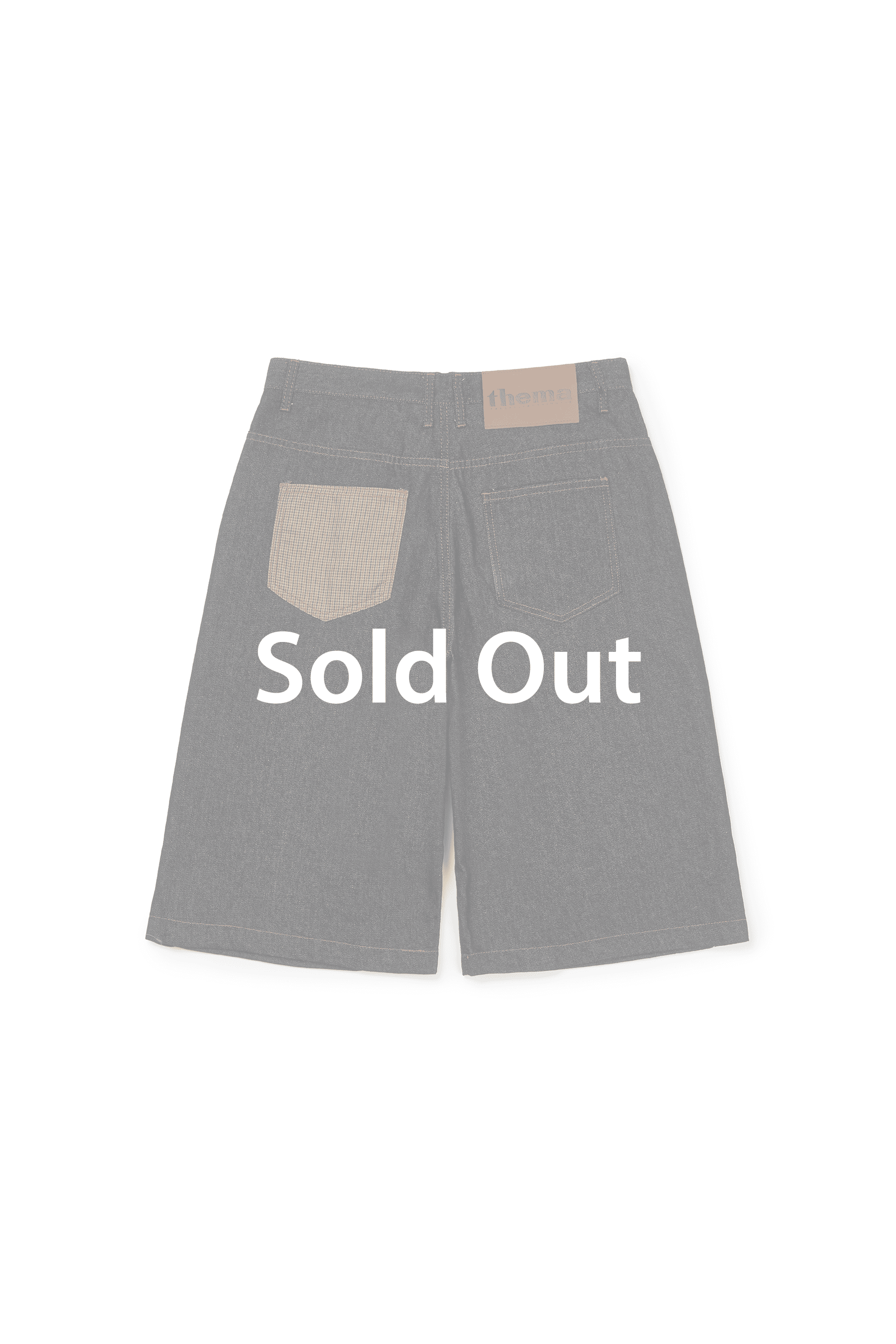 Check Pocket Straight Capri Pants (Indigo) — vue 1