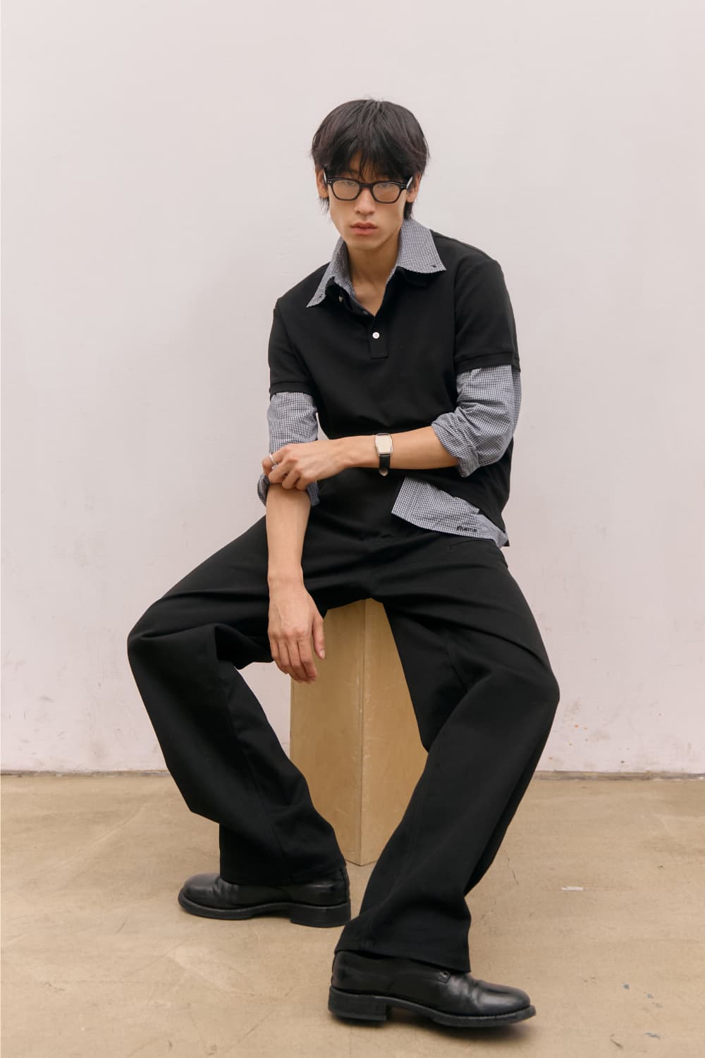 Classic Chino Pants (Black) — vue 5