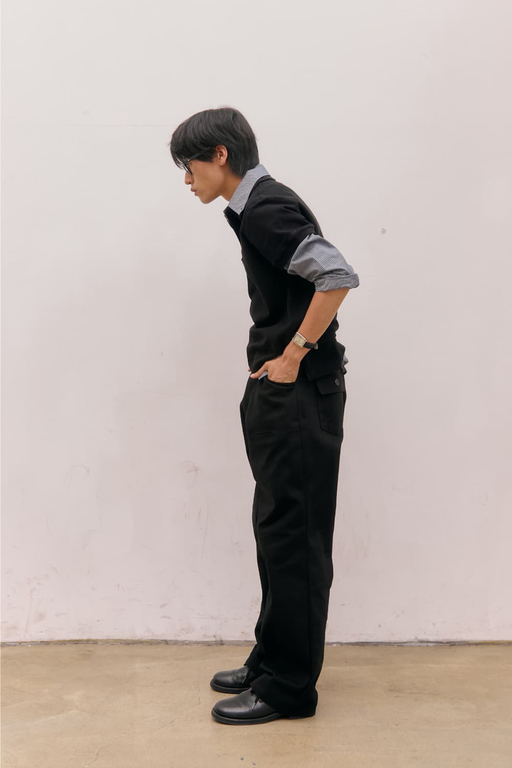 Classic Chino Pants (Black) — vue 6