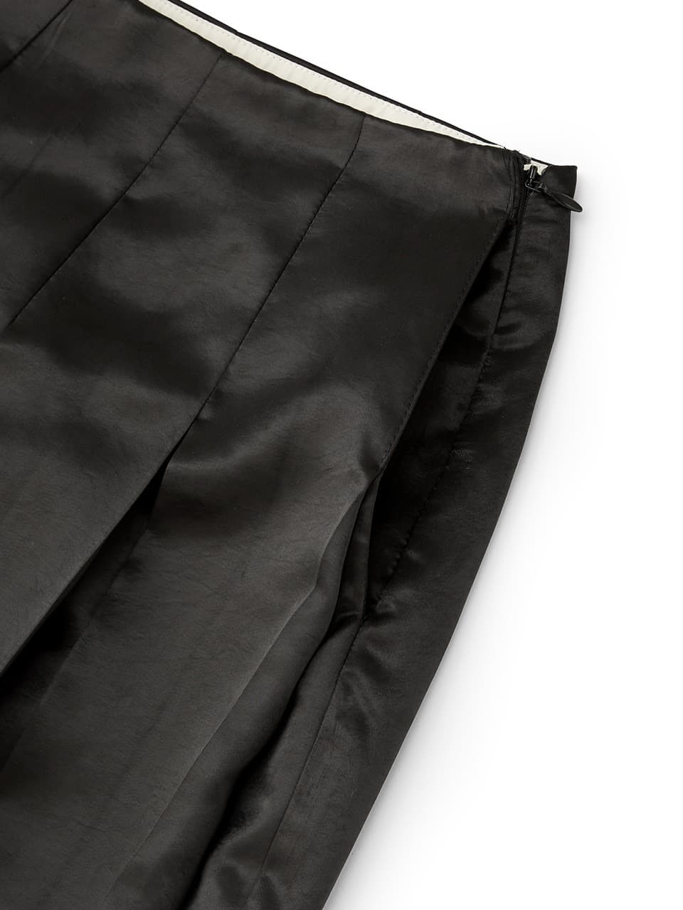 Pleats Skirt Pants — Black — vue 11