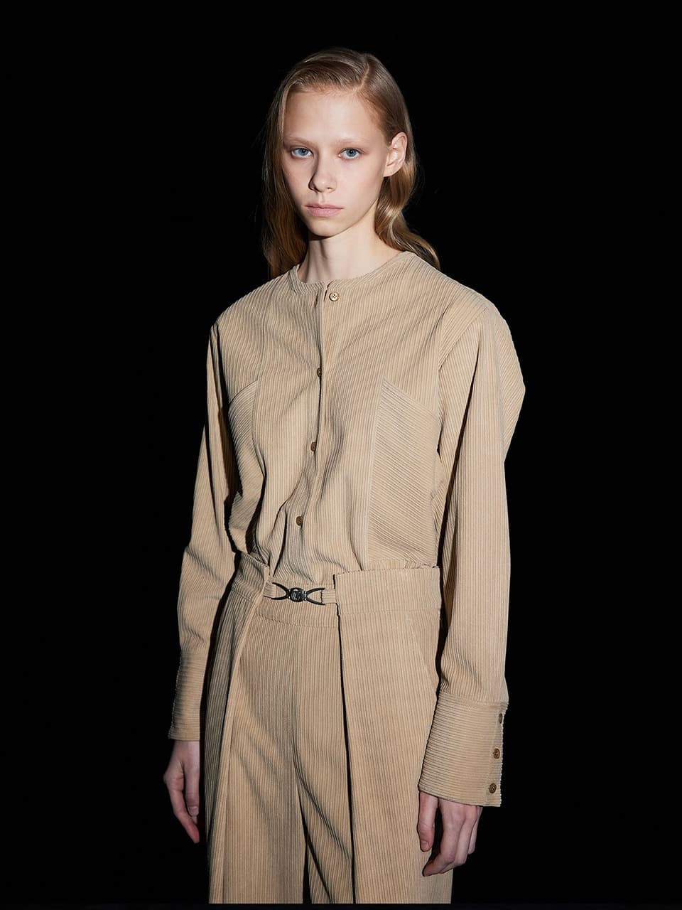 Corduroy shirts — Beige — vue 6