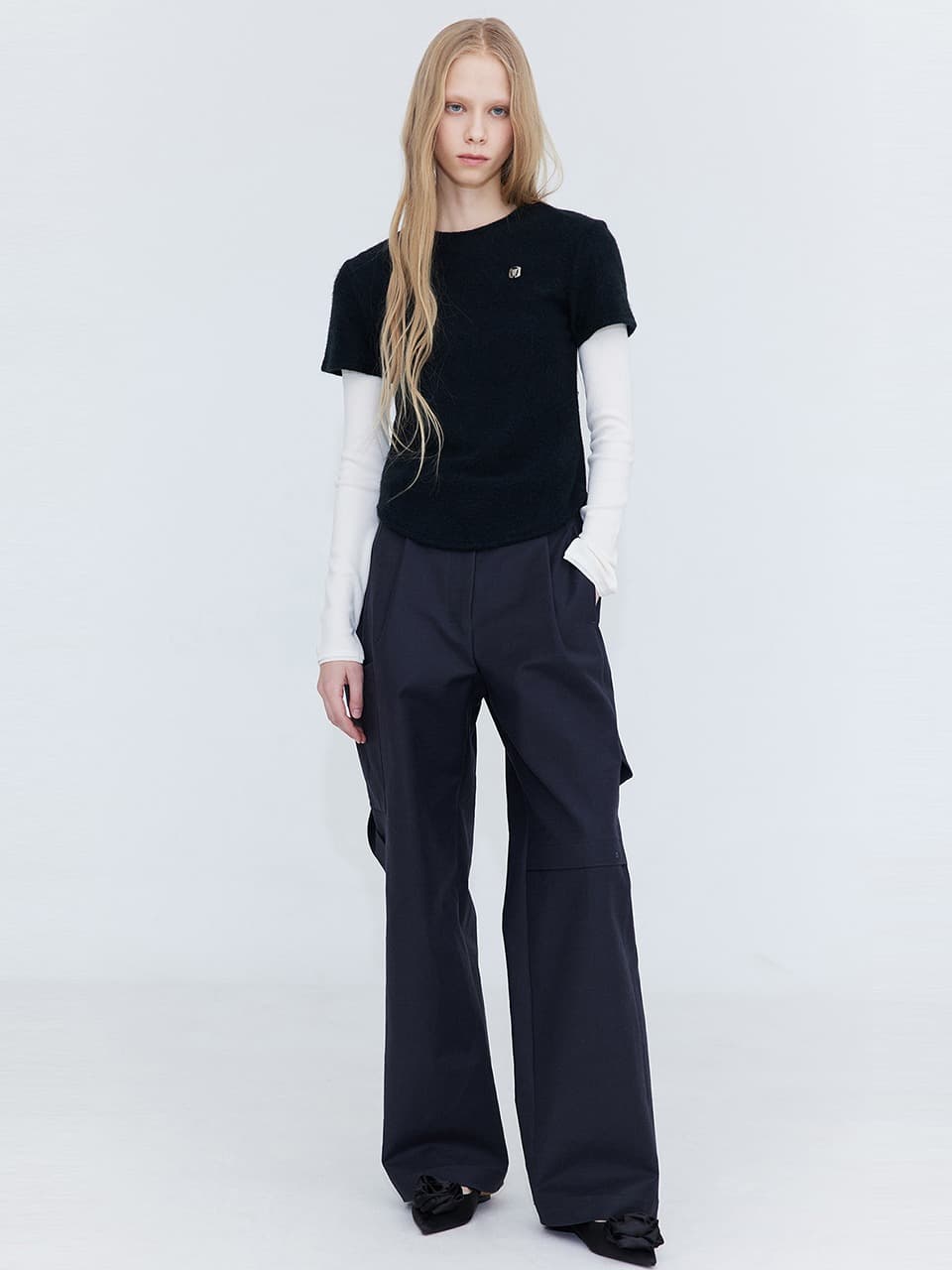Cotton Cargo Pants — Charcoal — vue 6