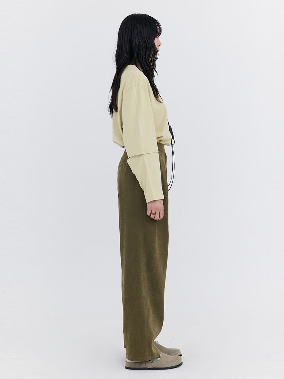 Cupra Wide Pants — Khaki — vue 2
