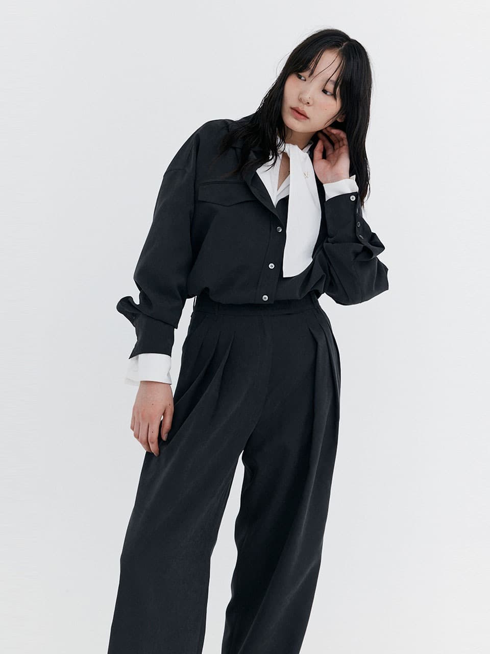Cupra Wide Pants — Charcoal — vue 6