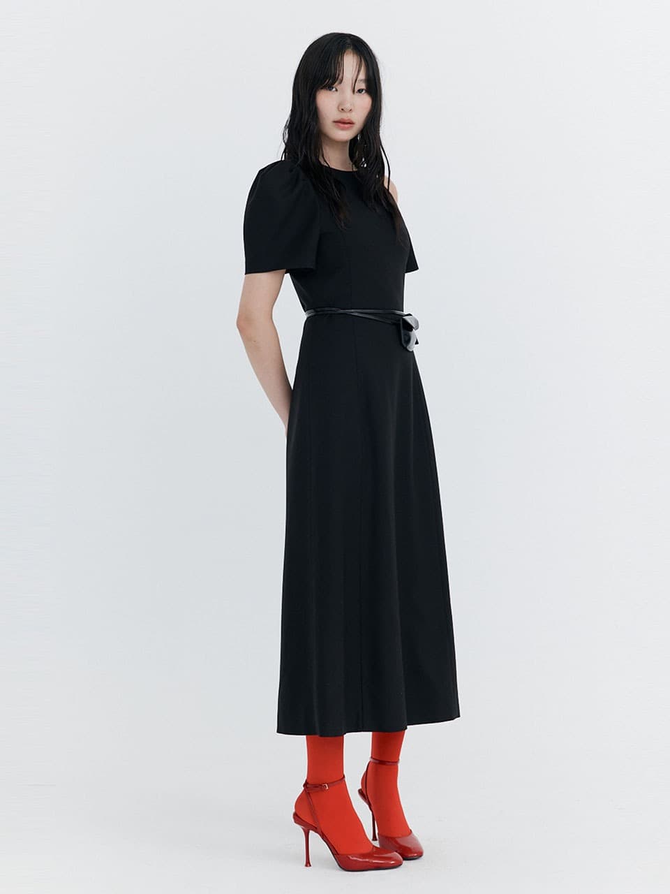 Puff Holiday Dress — Black — vue 6