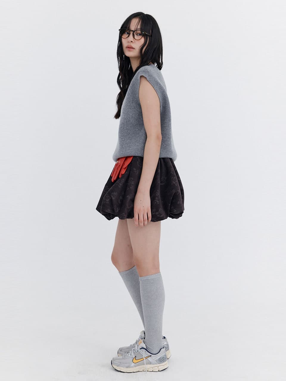Damage Knit Vest — Grey — vue 9