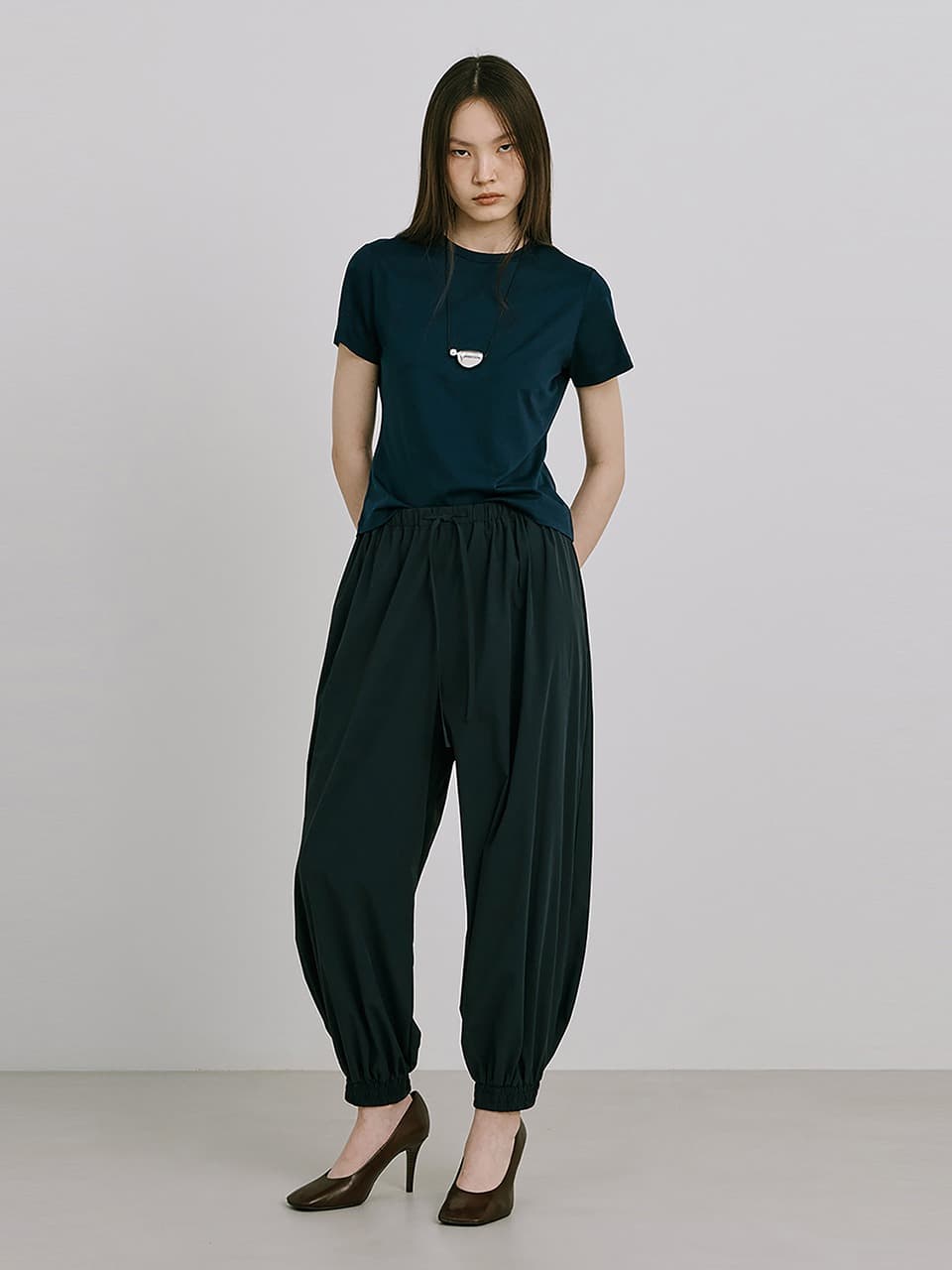 25 Basic Short Sleeve T — Navy — vue 1