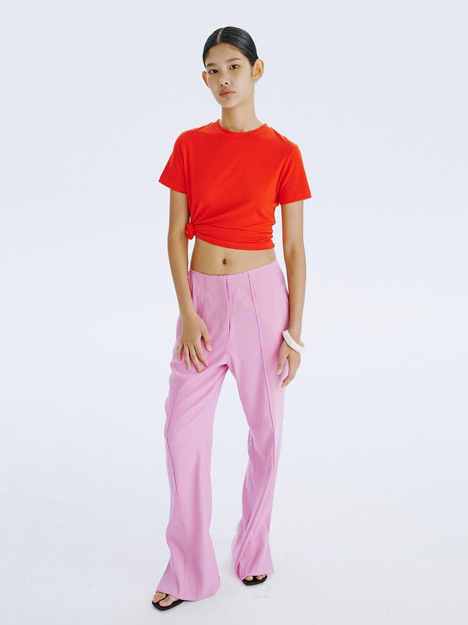 25 Basic Short Sleeve T — Red — vue 5
