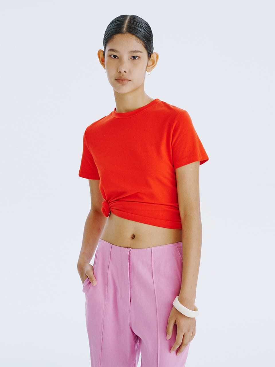 25 Basic Short Sleeve T — Red — vue 7