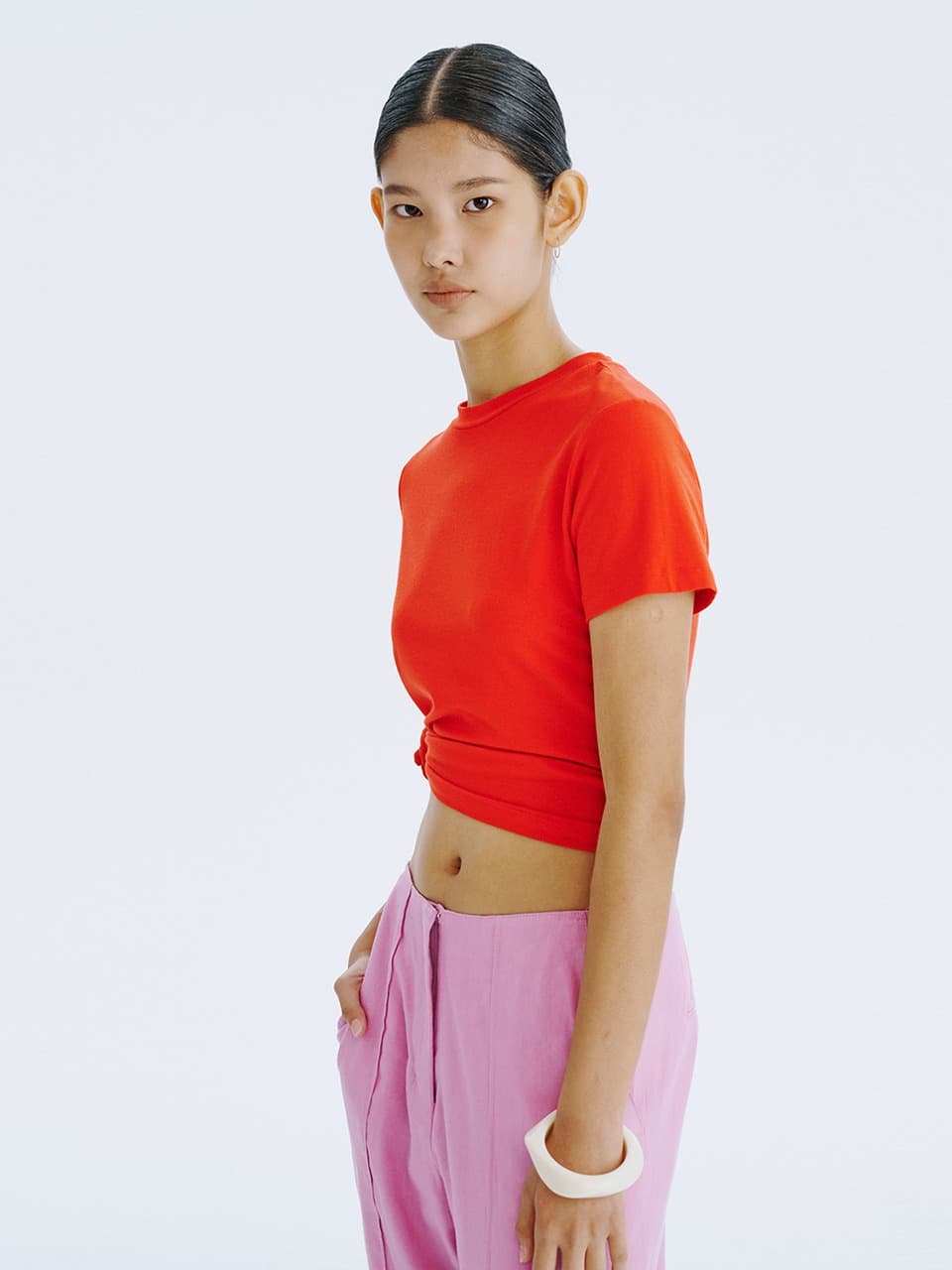 25 Basic Short Sleeve T — Red — vue 8