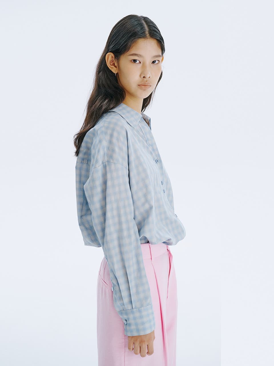 80S CP V-neck Shirts — Blue — vue 2