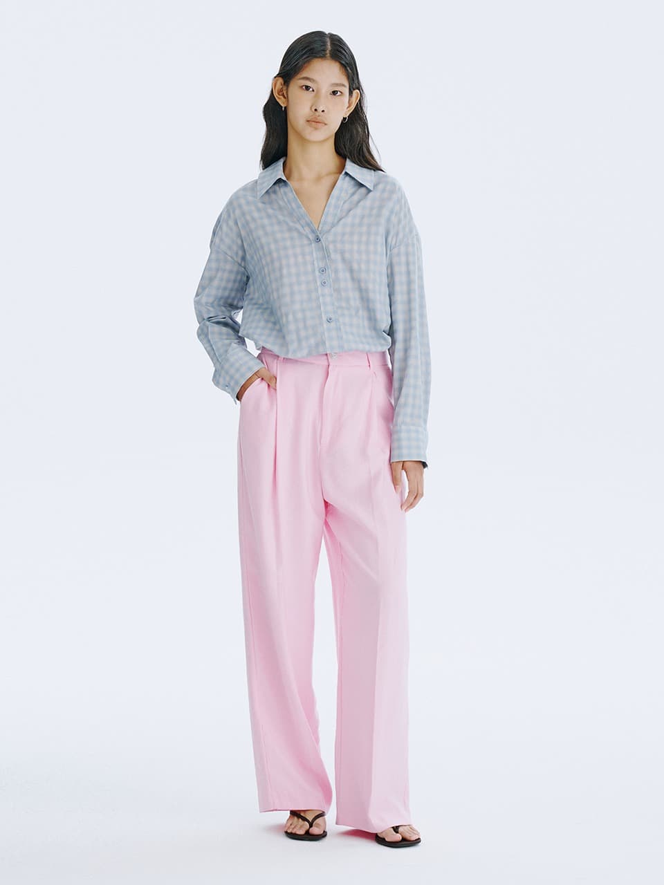 80S CP V-neck Shirts — Blue — vue 7