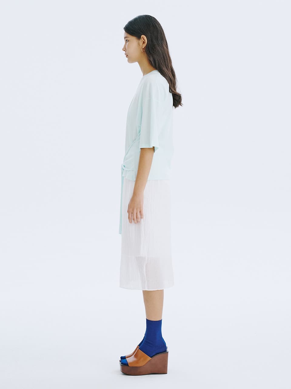 Waist Tied T — Mint — vue 6