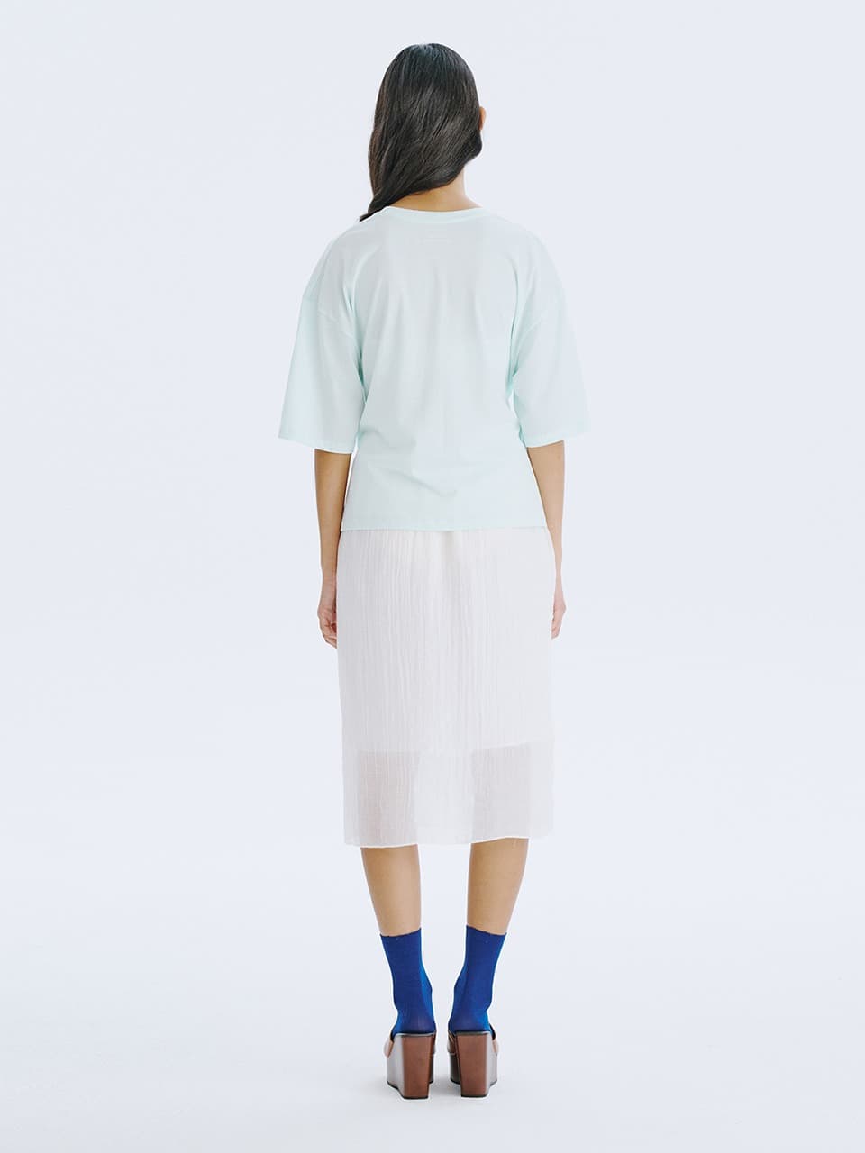 Waist Tied T — Mint — vue 7
