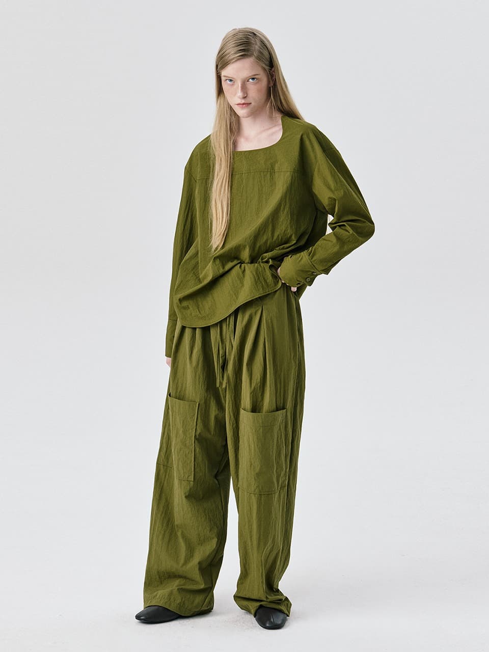 String Tunnel Pants — Khaki — vue 6