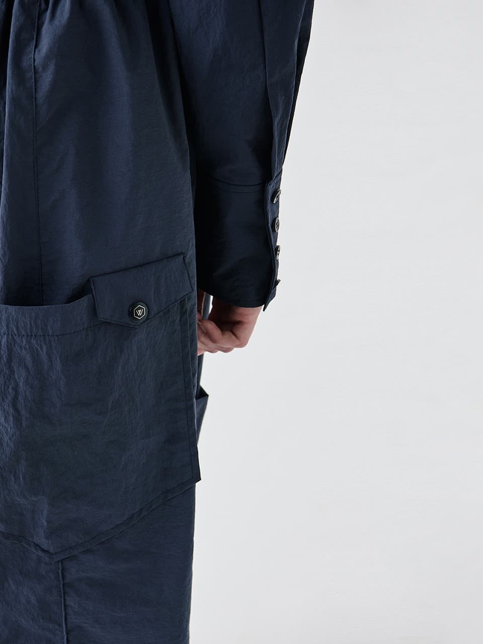 String Tunnel Pants — Navy — vue 6