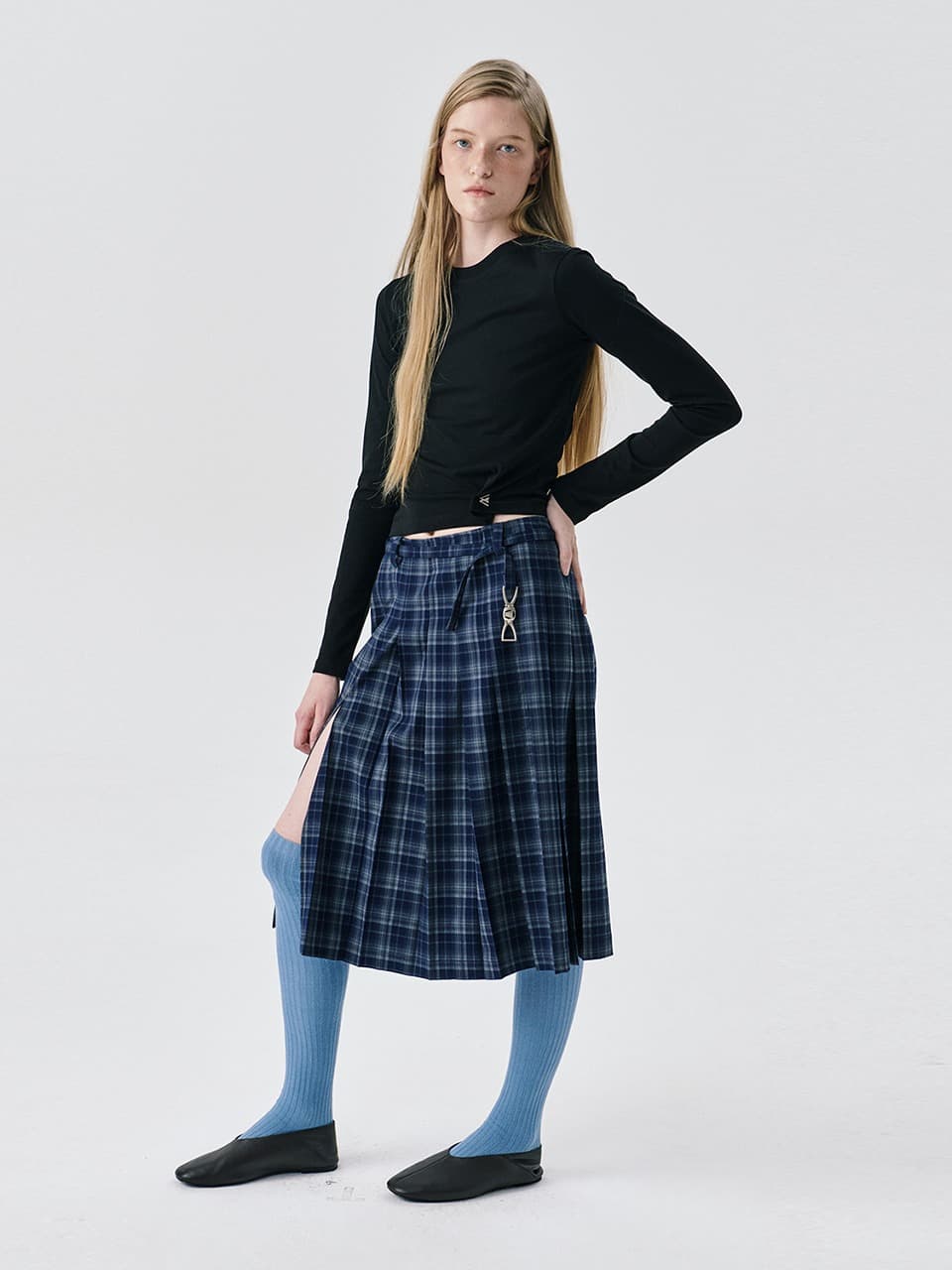 25 Pleats Skirt — Navy — vue 5